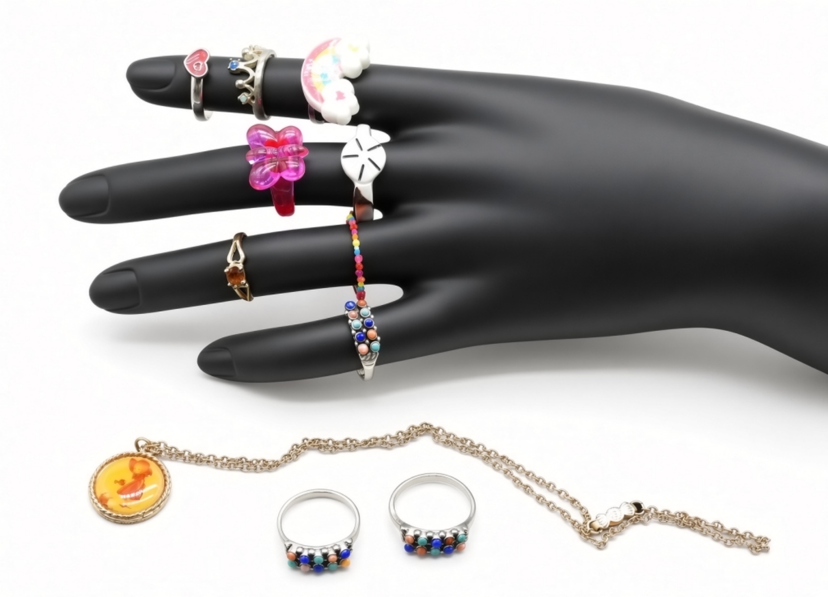 Whimsical Kids Vintage & Novelty Costume Jewelry
