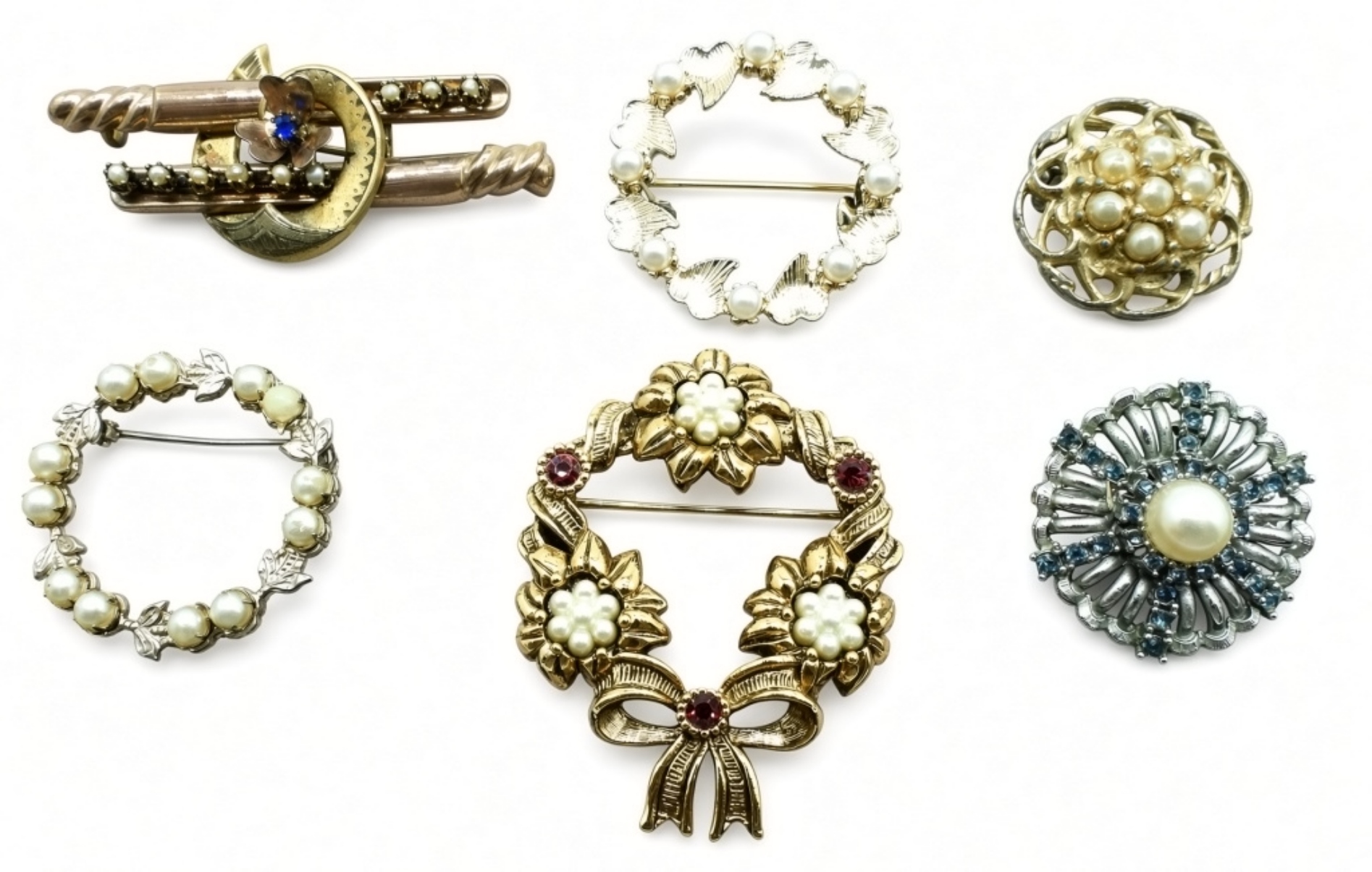 Costume Jewelry Brooch Collection