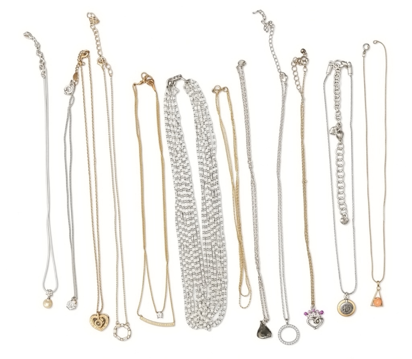 13 Mixed Tone Necklaces