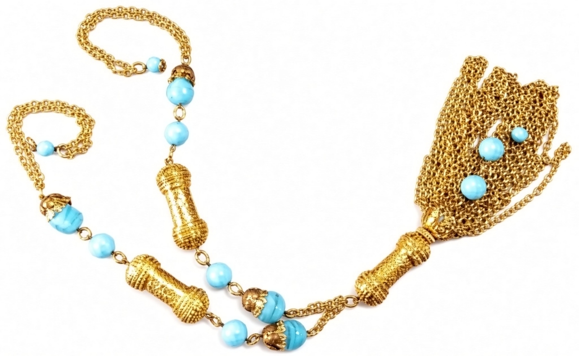 Gold-Tone Tassel Necklace
