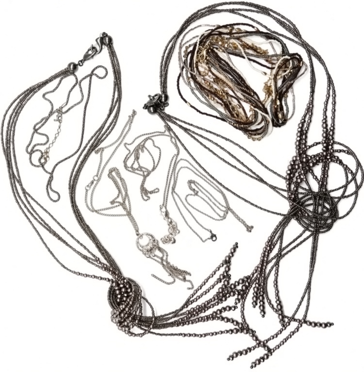 (7) Long Necklaces