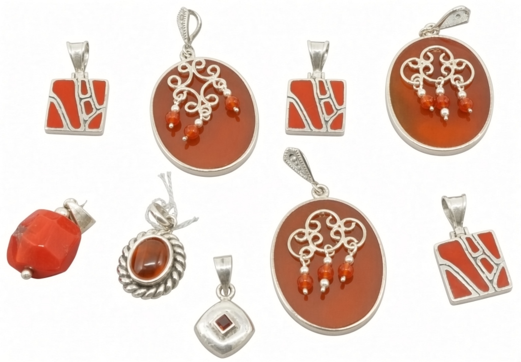 Silver Tone Pendants