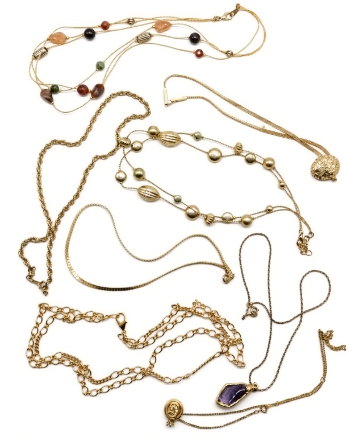 (10) Fashion Danity Necklaces