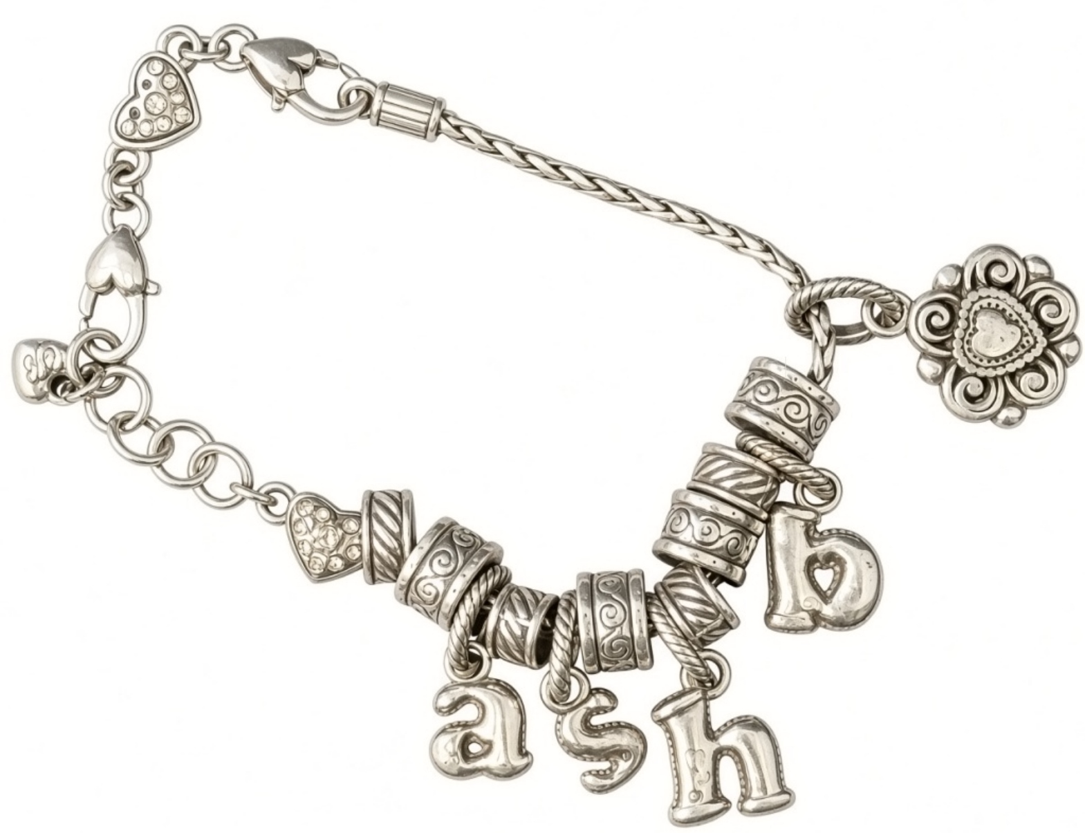 Charm Bracelet Silver Toned