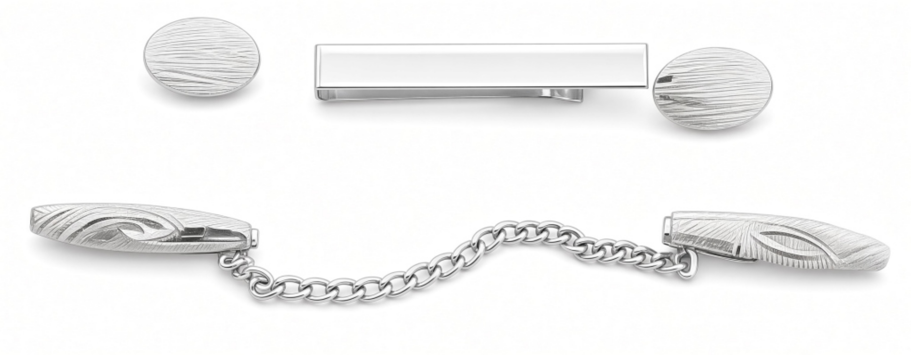 Men's Cufflinks, Tie Clip