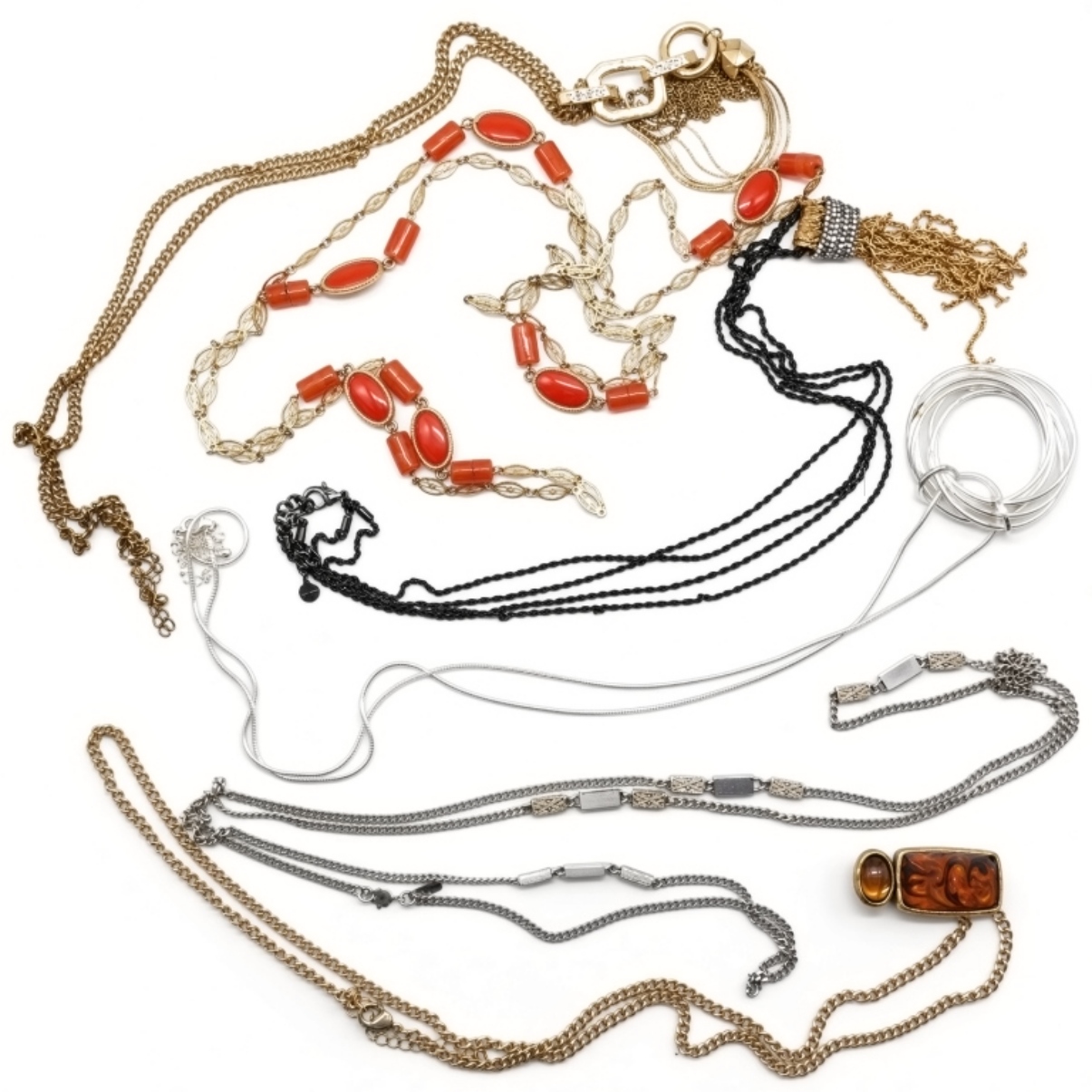 (6) Longer Dress Up Necklaces