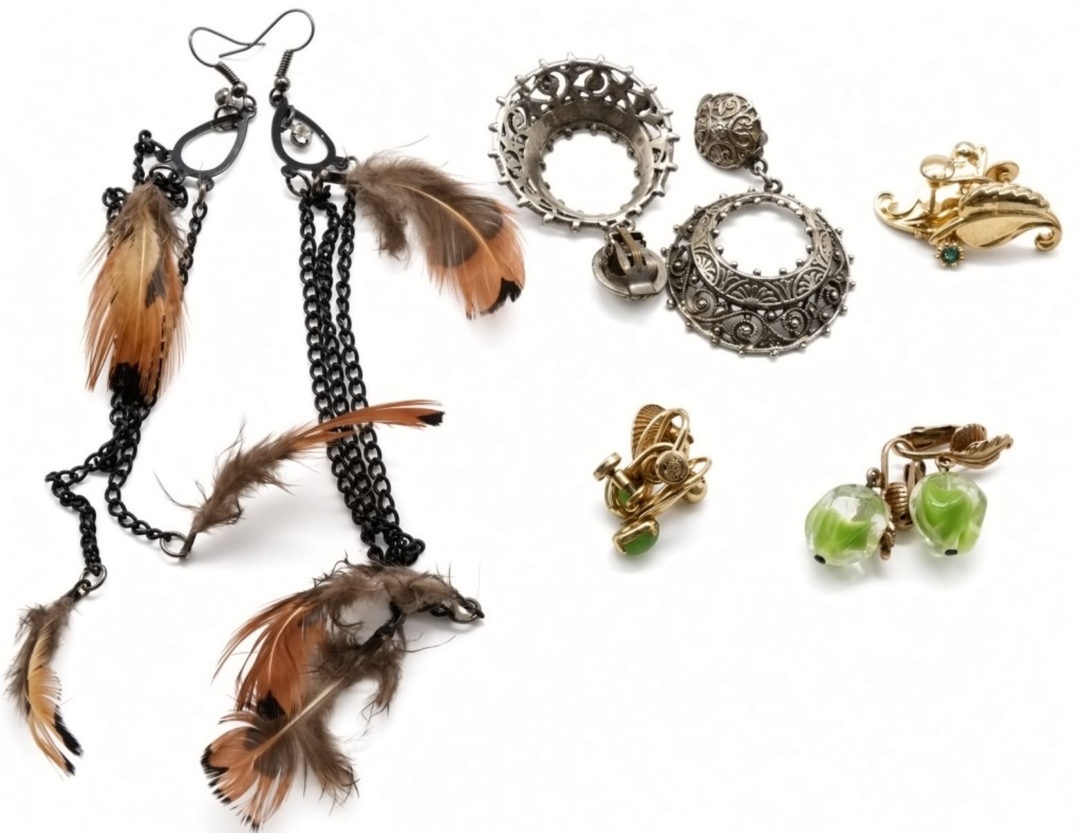(5) Pairs Of Earrings
