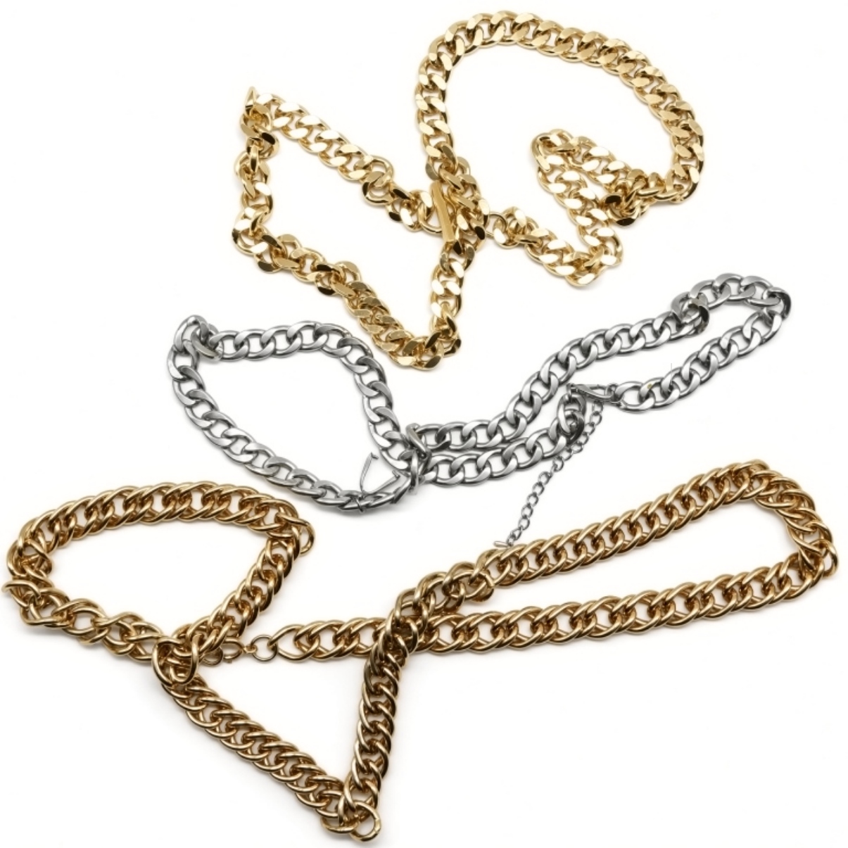 (4) Large Chunky Chains
