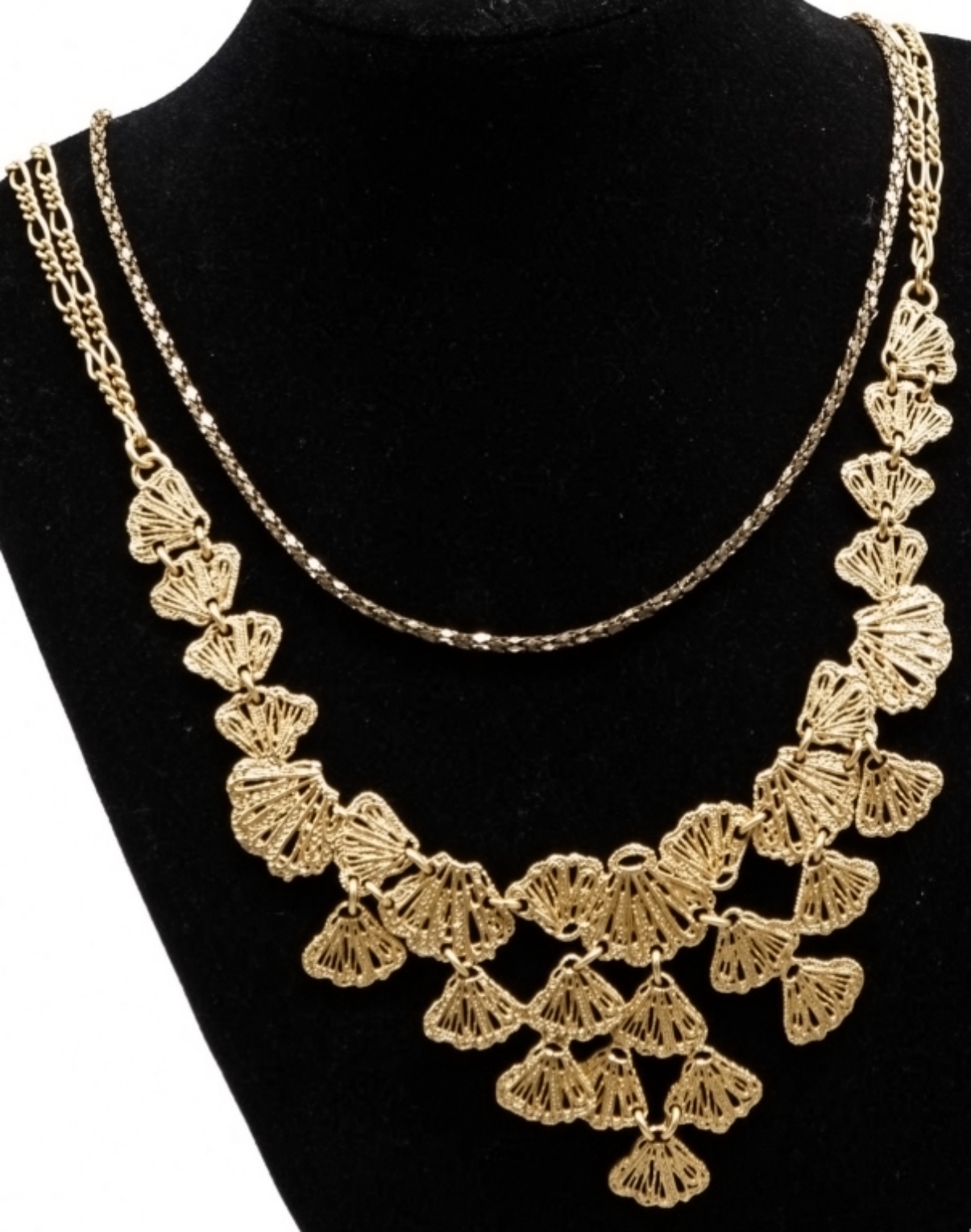 (5) Gold-Tone Necklaces
