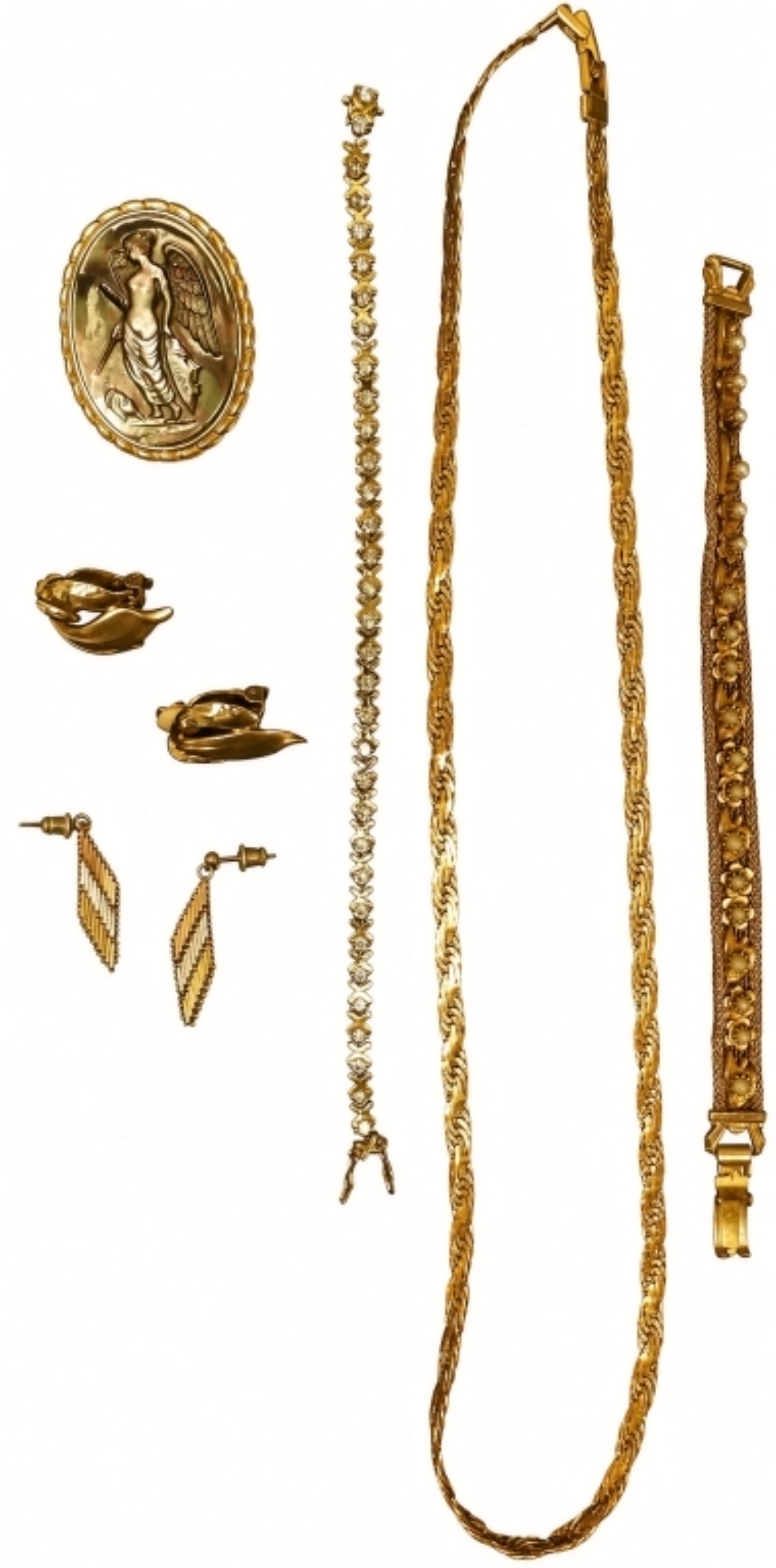 Vintage Gold-Tone Jewelry Lot