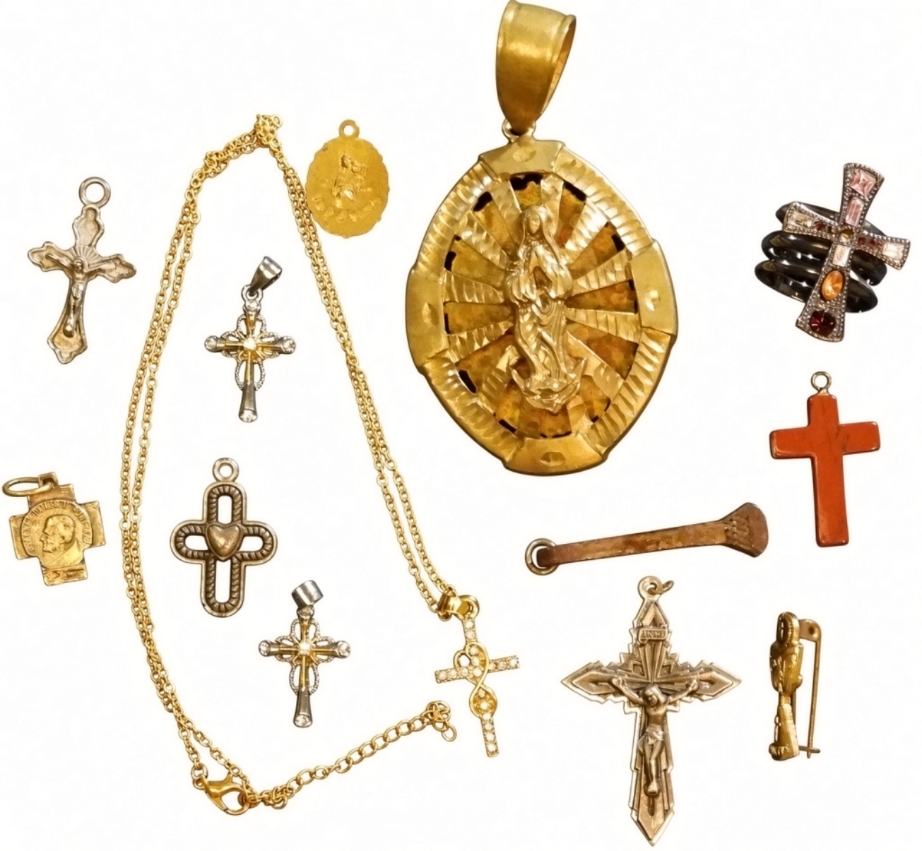 Vintage Christian Religious Jewelry Lot