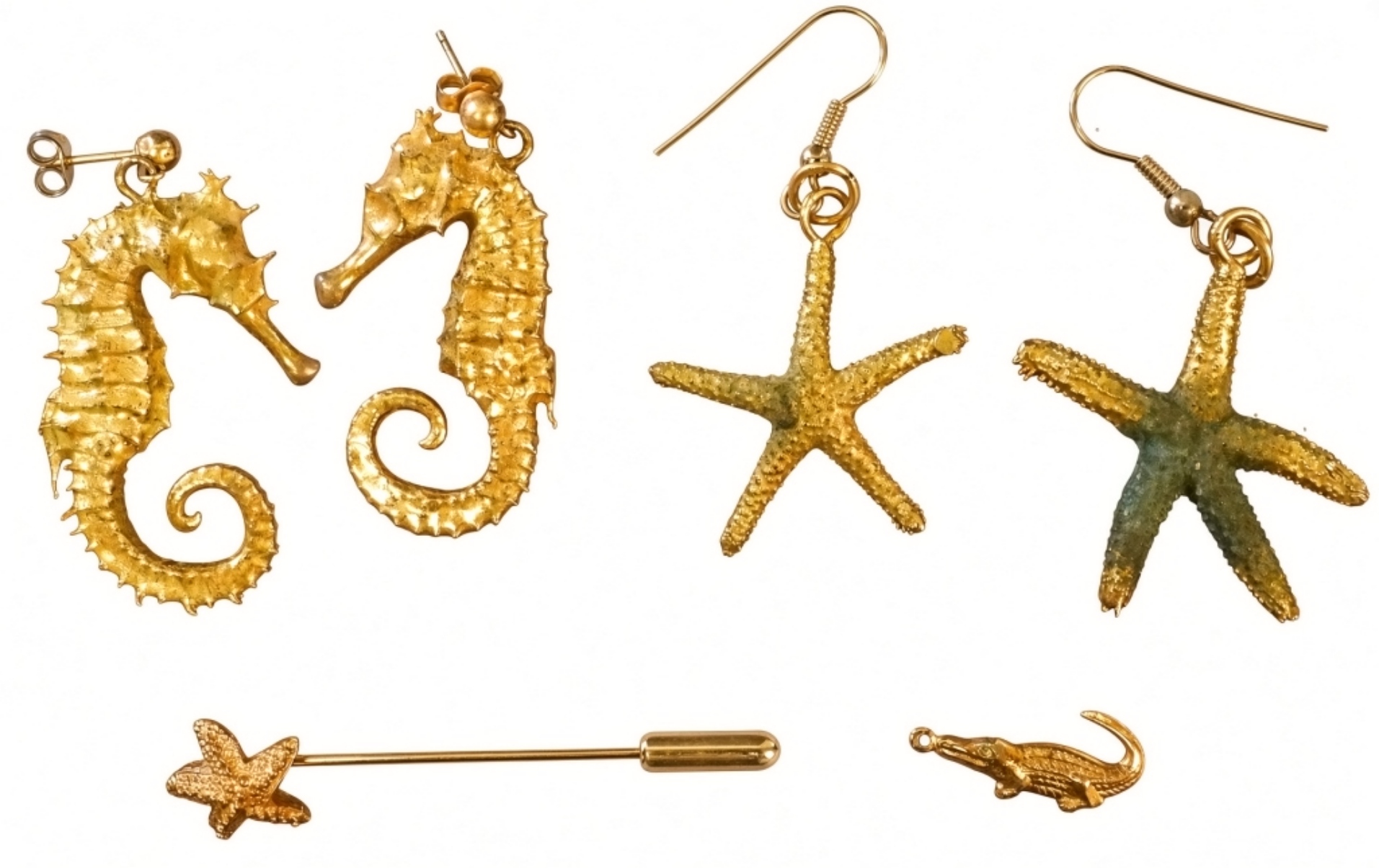 : Nautical & Beach Theme Estate Jewelry Set