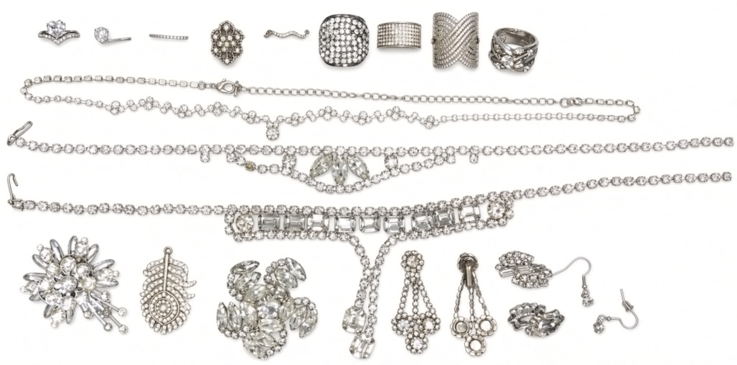 Mixed Vintage Costume Jewelry Lot