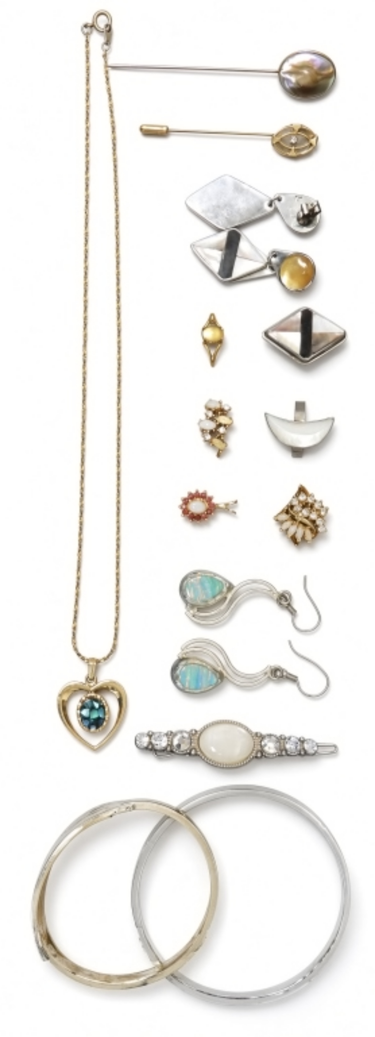 15-Piece Vintage Iridescent & Shell-Themed Jewelry
