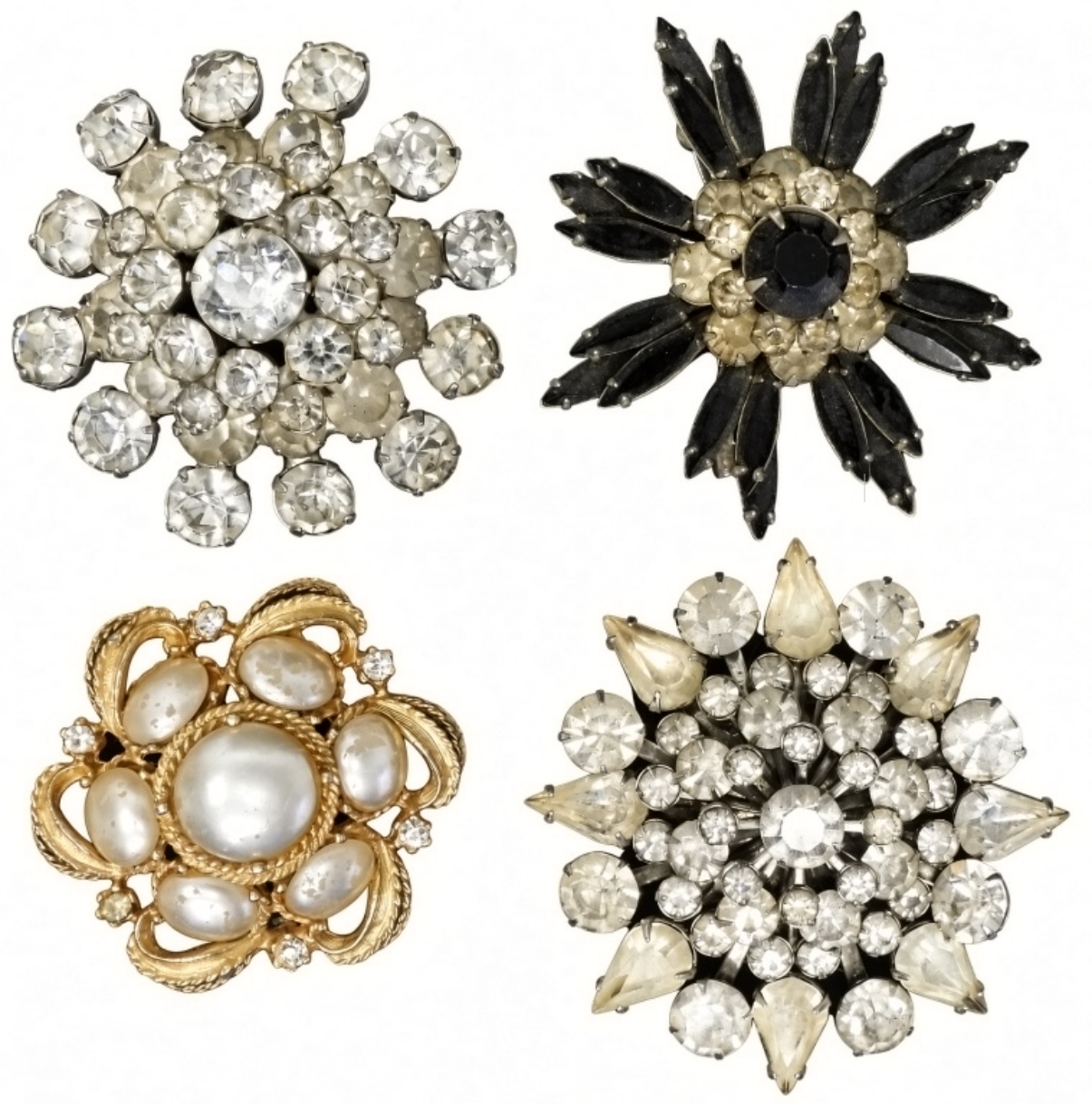 Vintage Mid-Century Brooch Lot
