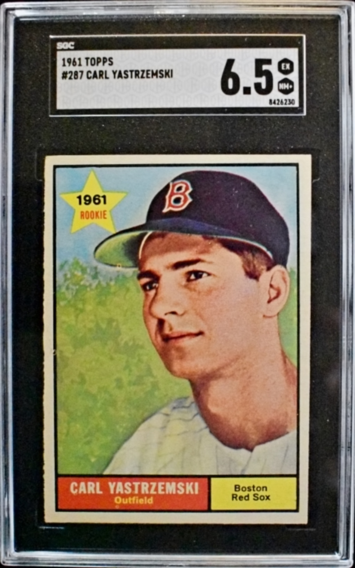 1961 Topps #287 Yastrzemski SGC 6.5