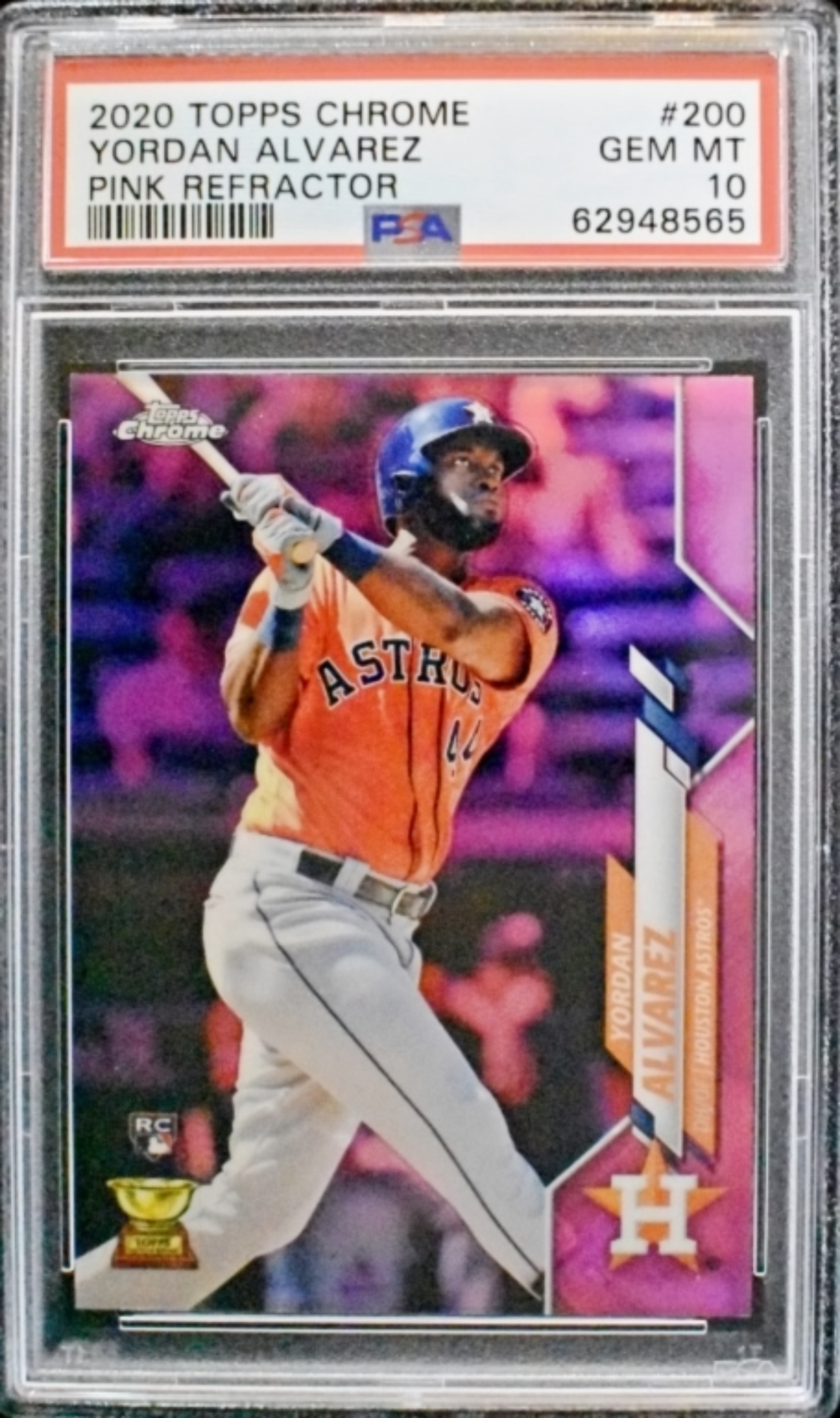2020 Topps Chrome Yordin Alvarez PSA 10