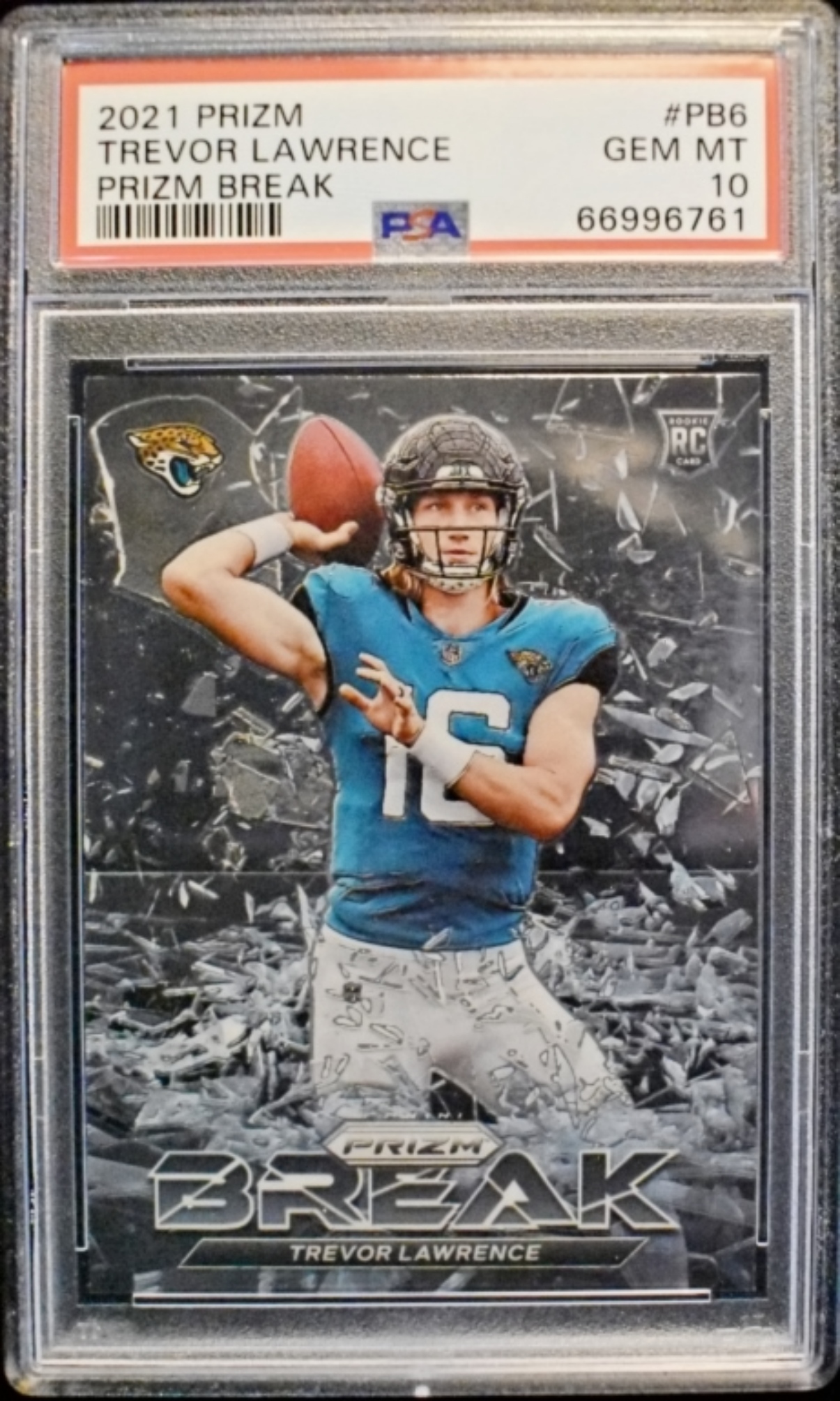 2021 Prizm Trevor Lawrence PSA 10