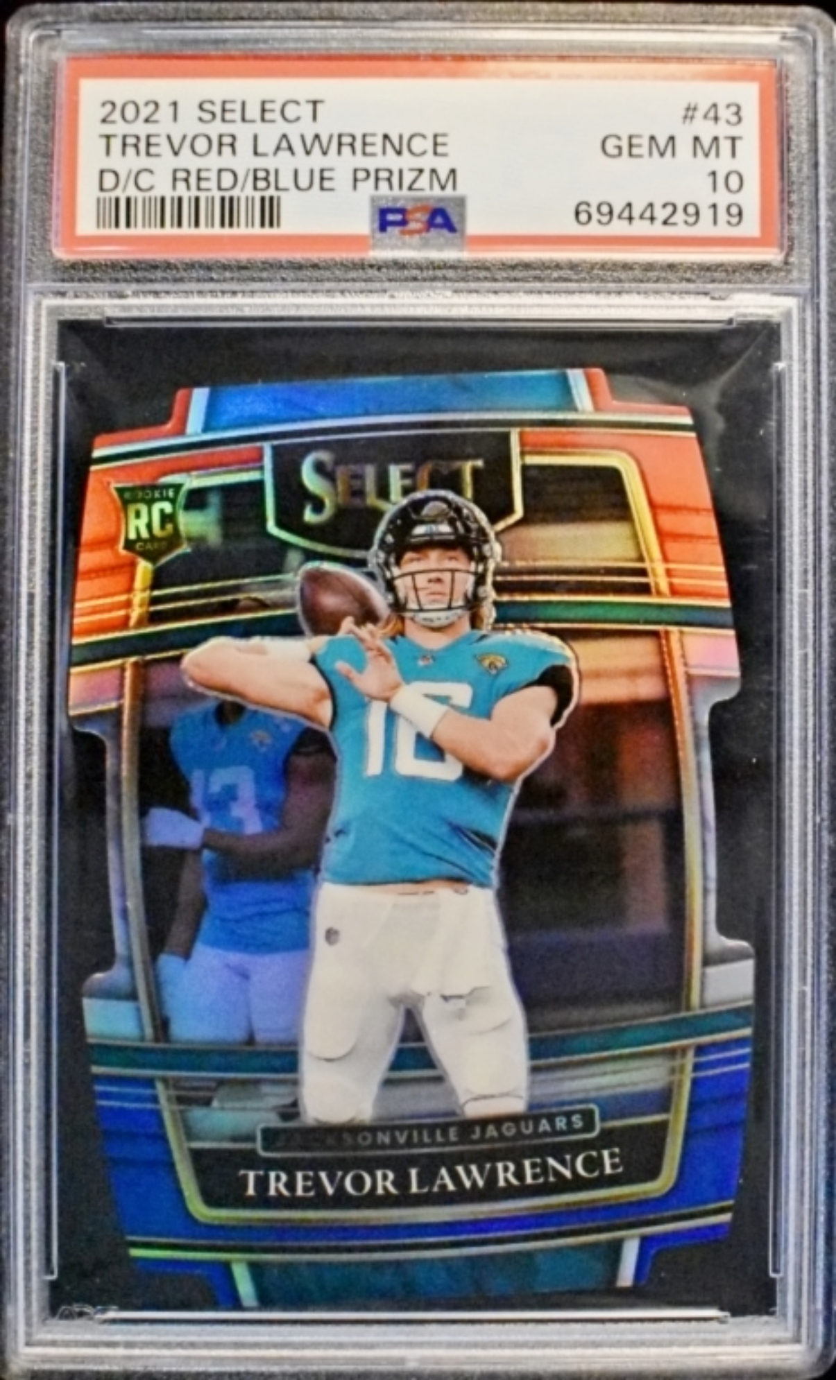 2021 Select Trevor Lawrence PSA 10