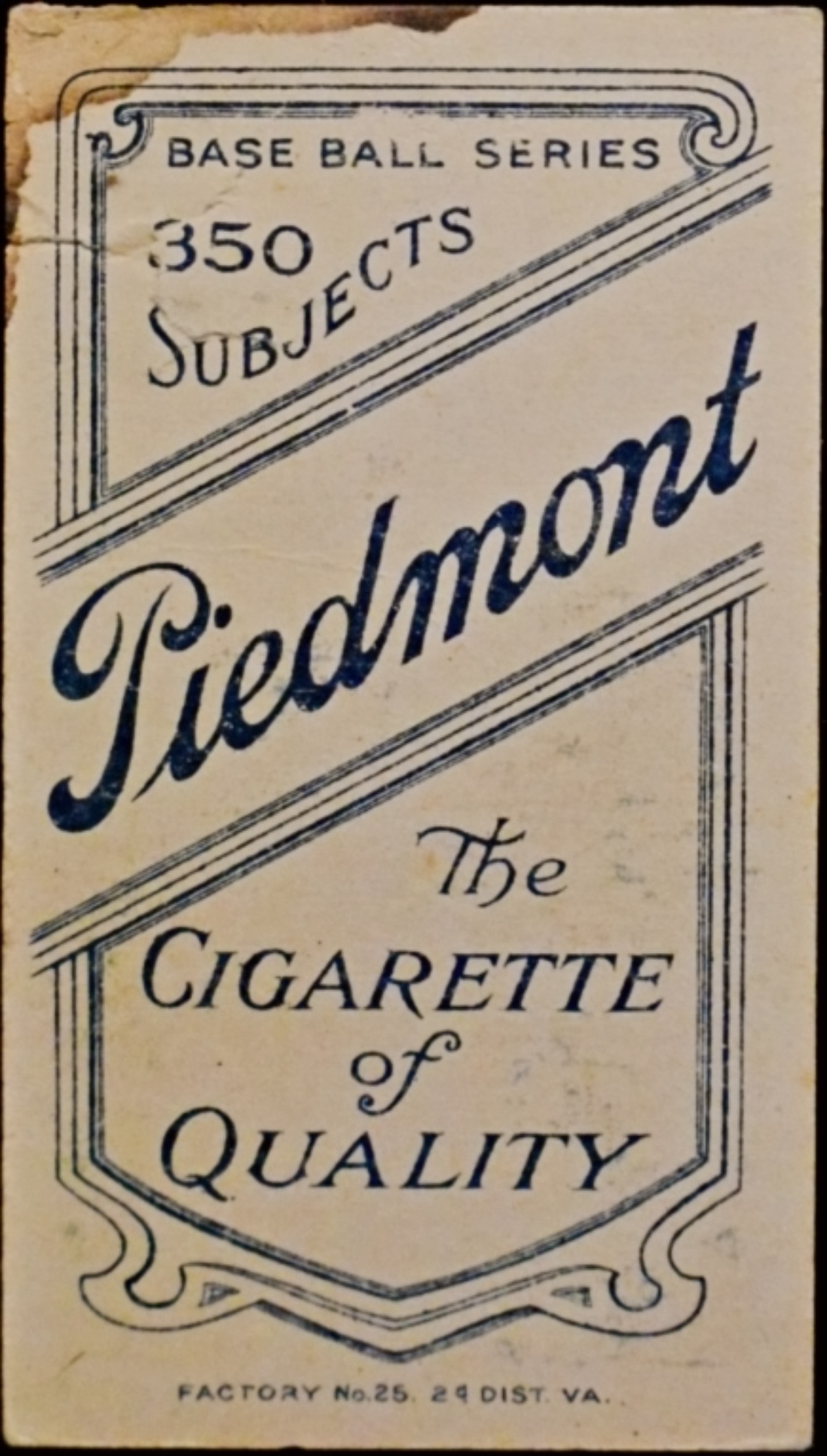 1910 T-206 Scott, Chicago Piedmont