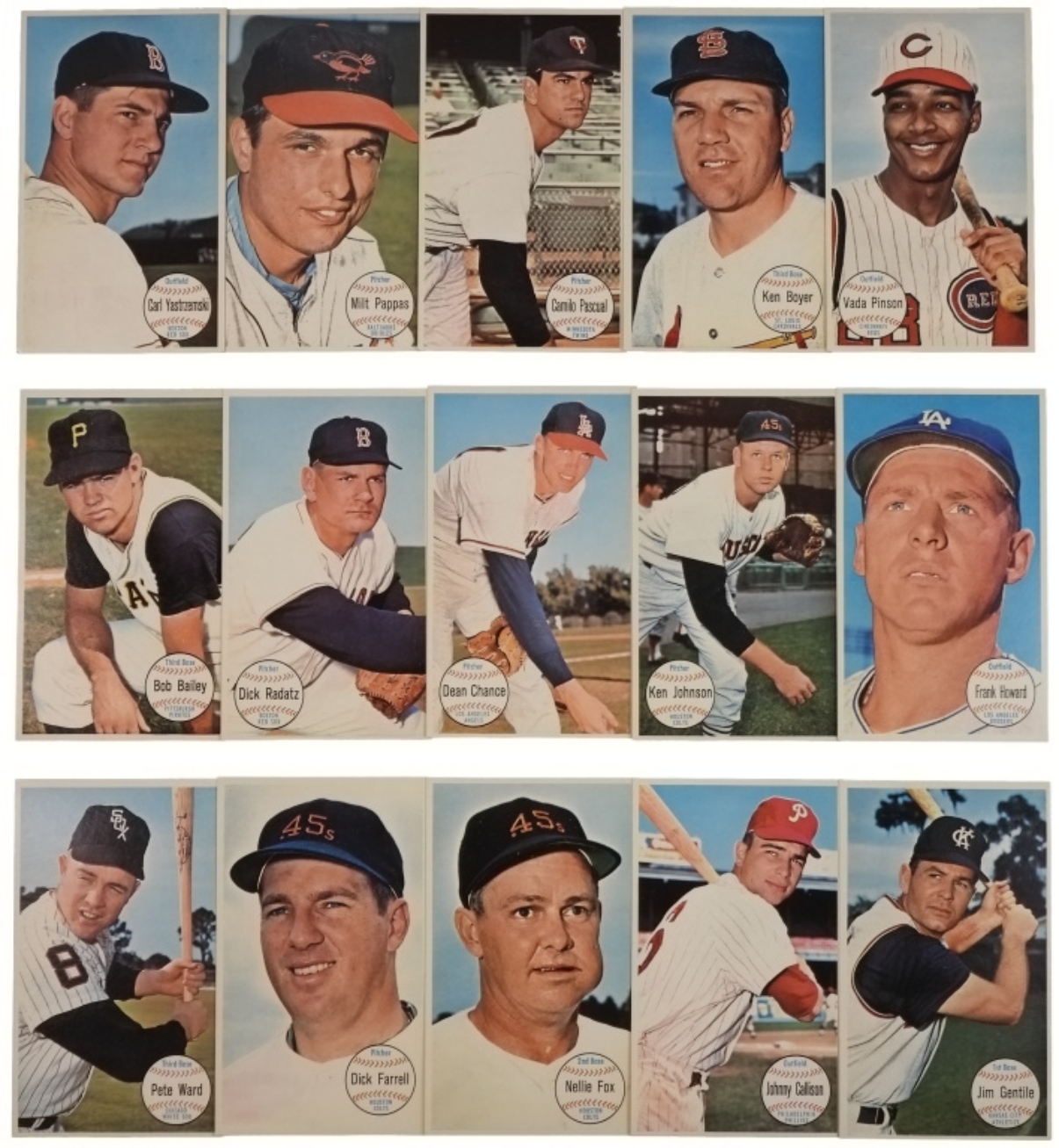 15-1964 Topps Giant's Card Lot