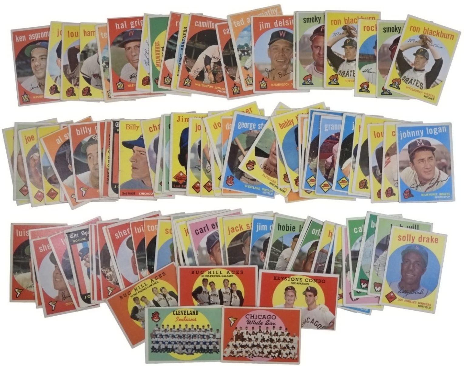 (105) 1959 Topps Baseball Cards