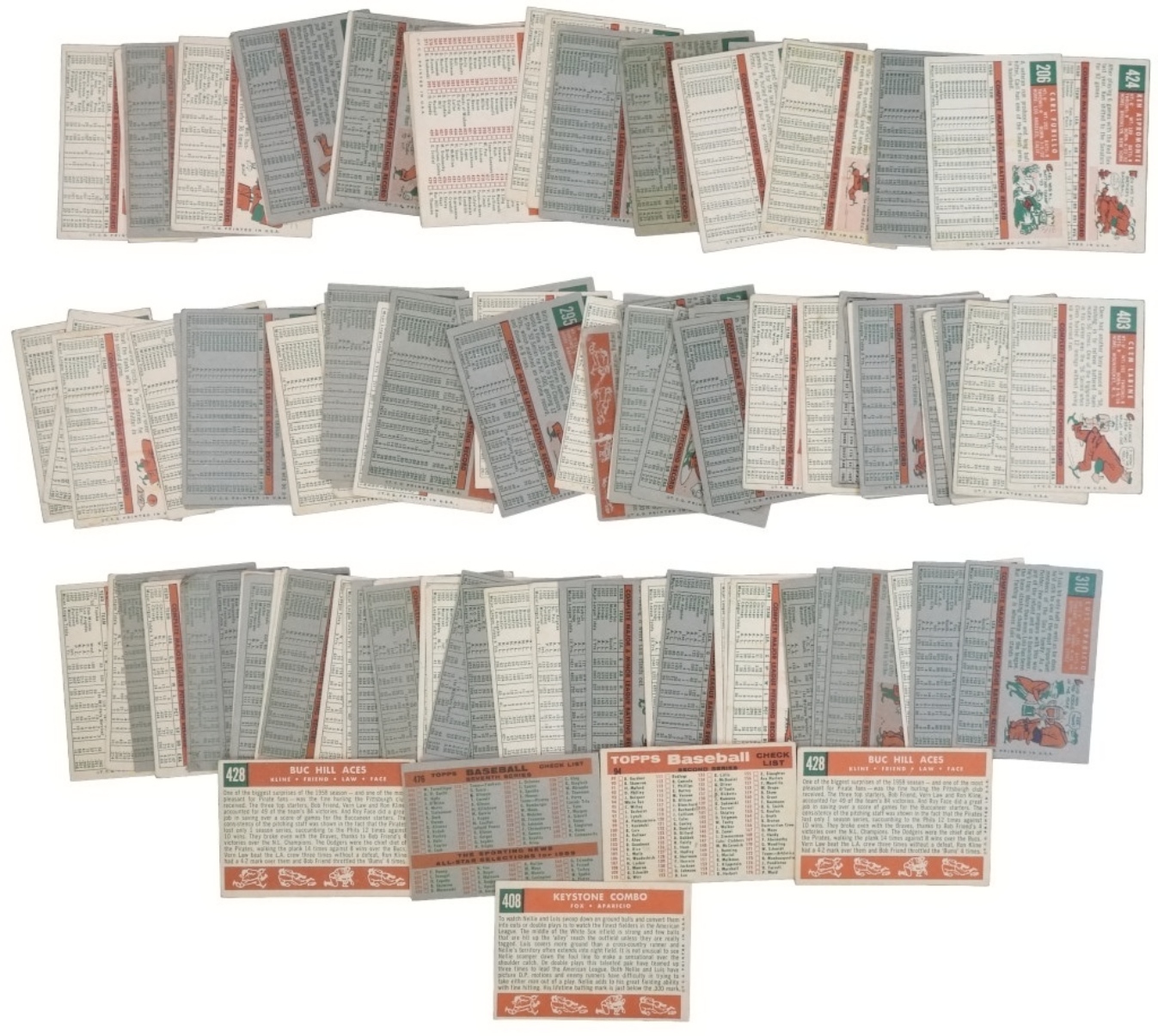 (105) 1959 Topps Baseball Cards