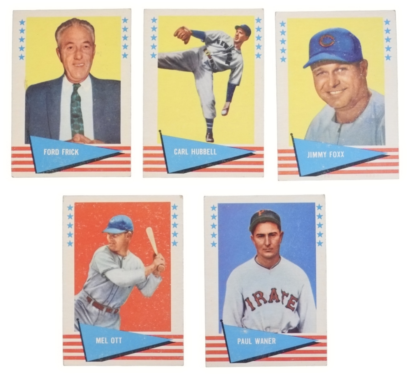 5-1961 Fleer Baseball Cards