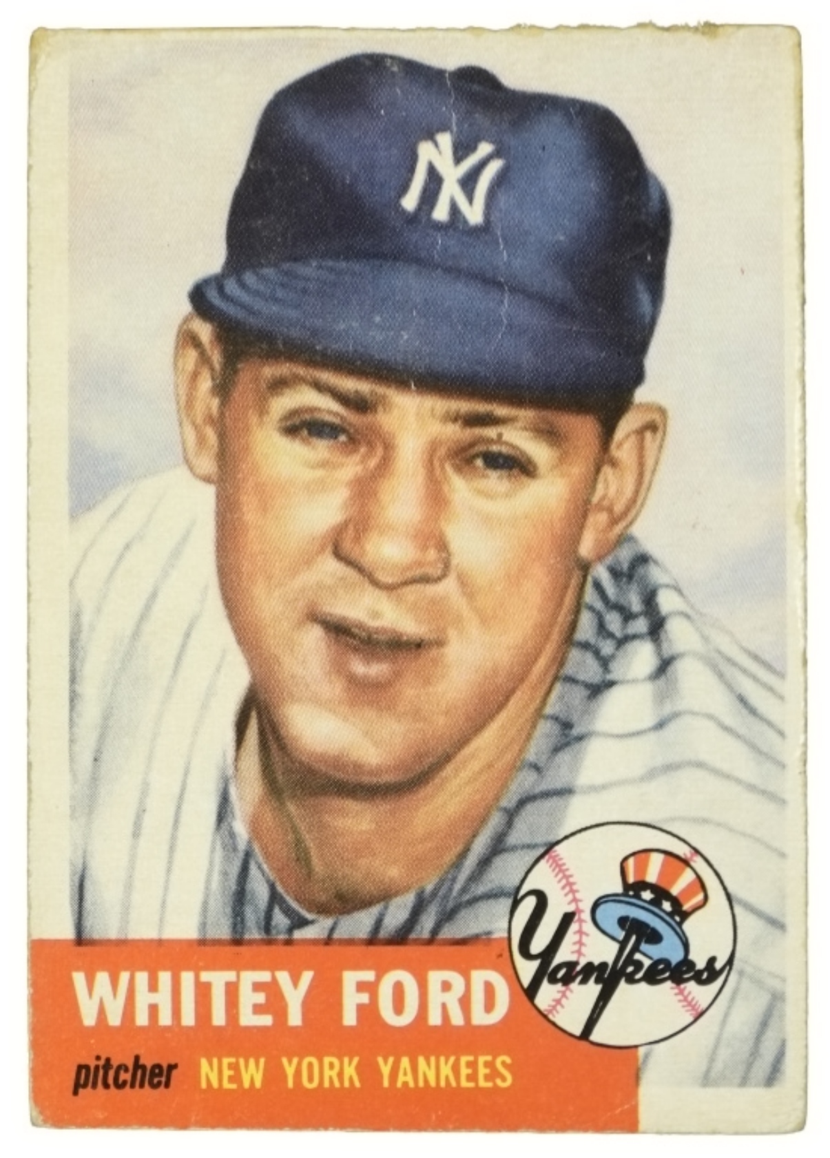1953 Topps #207 Whitey Ford