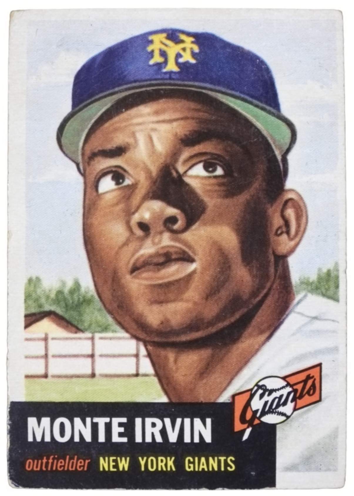 1953 Topps #62 Monte Irvin