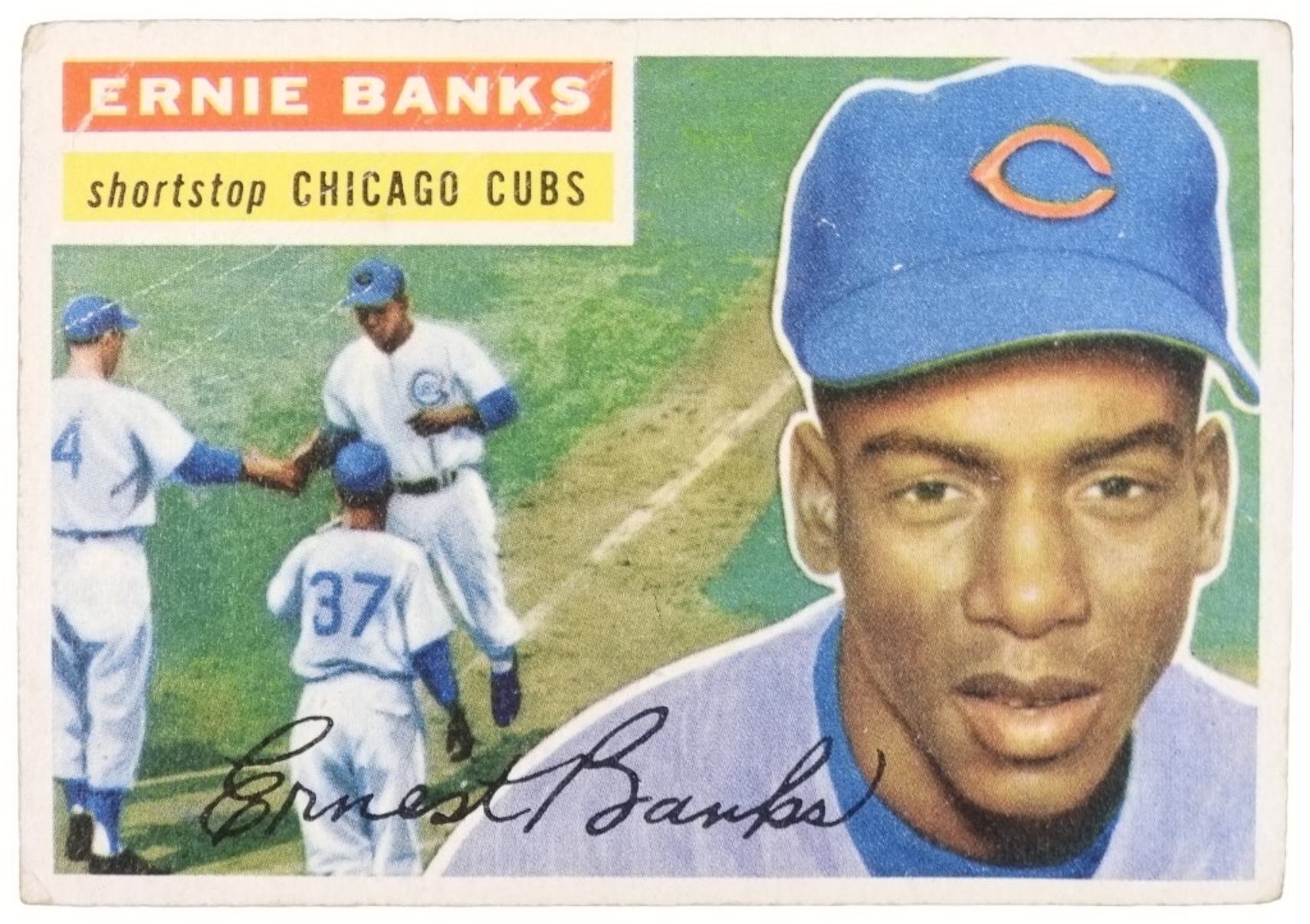 1956 Topps #15 Ernie Banks