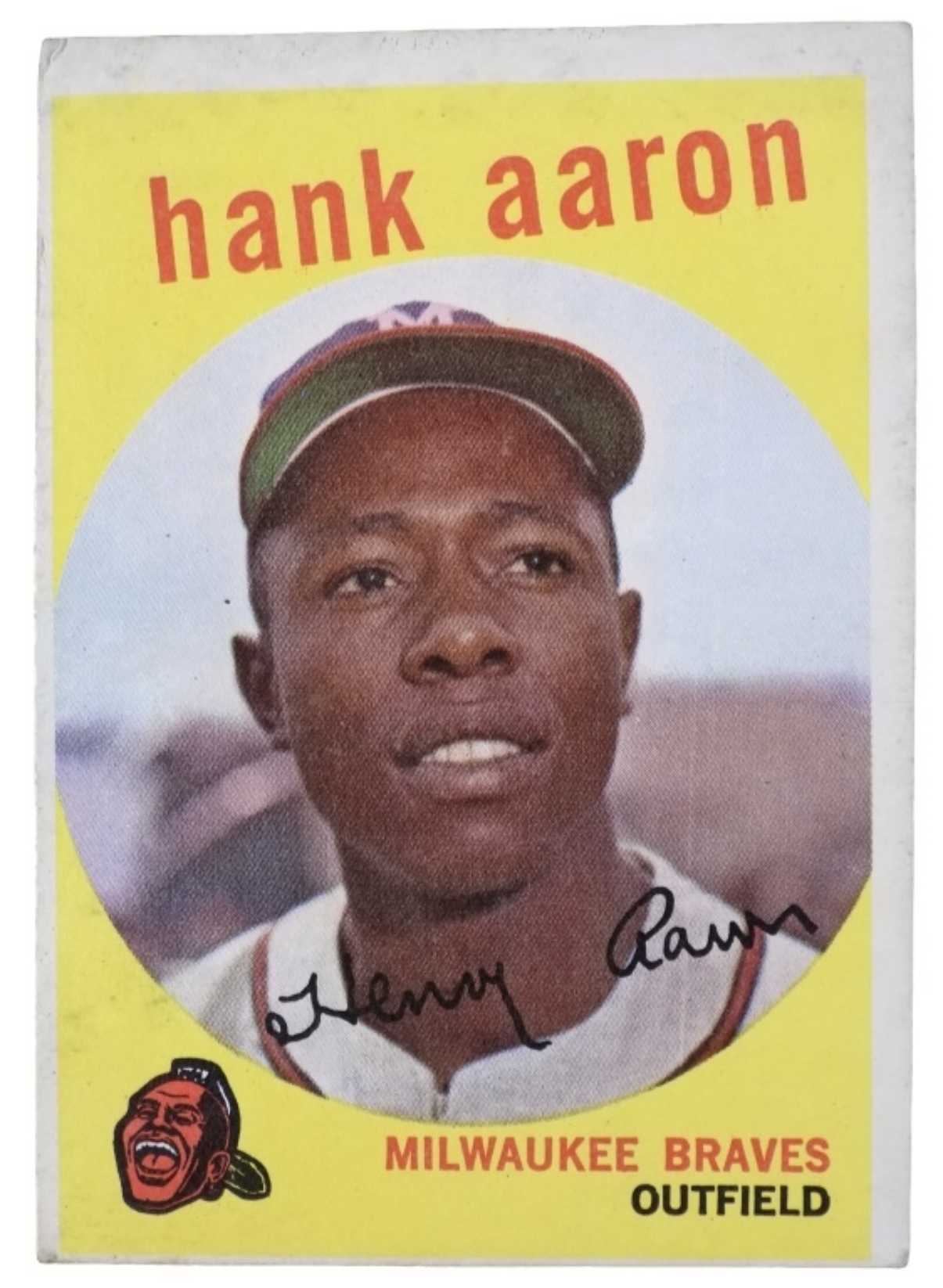 1959 Topps #380 Hank Aaron