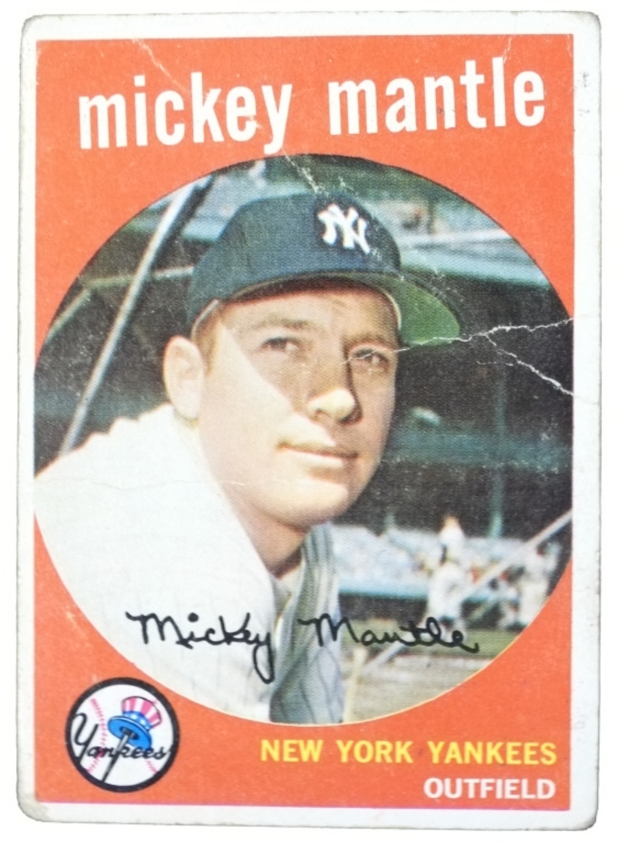 1959 Topps #10 Mickey Mantle