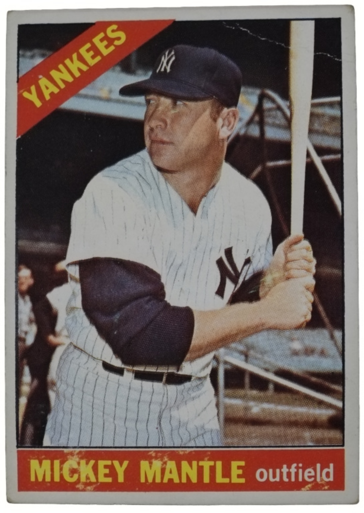 1966 Topps #50 Mickey Mantle