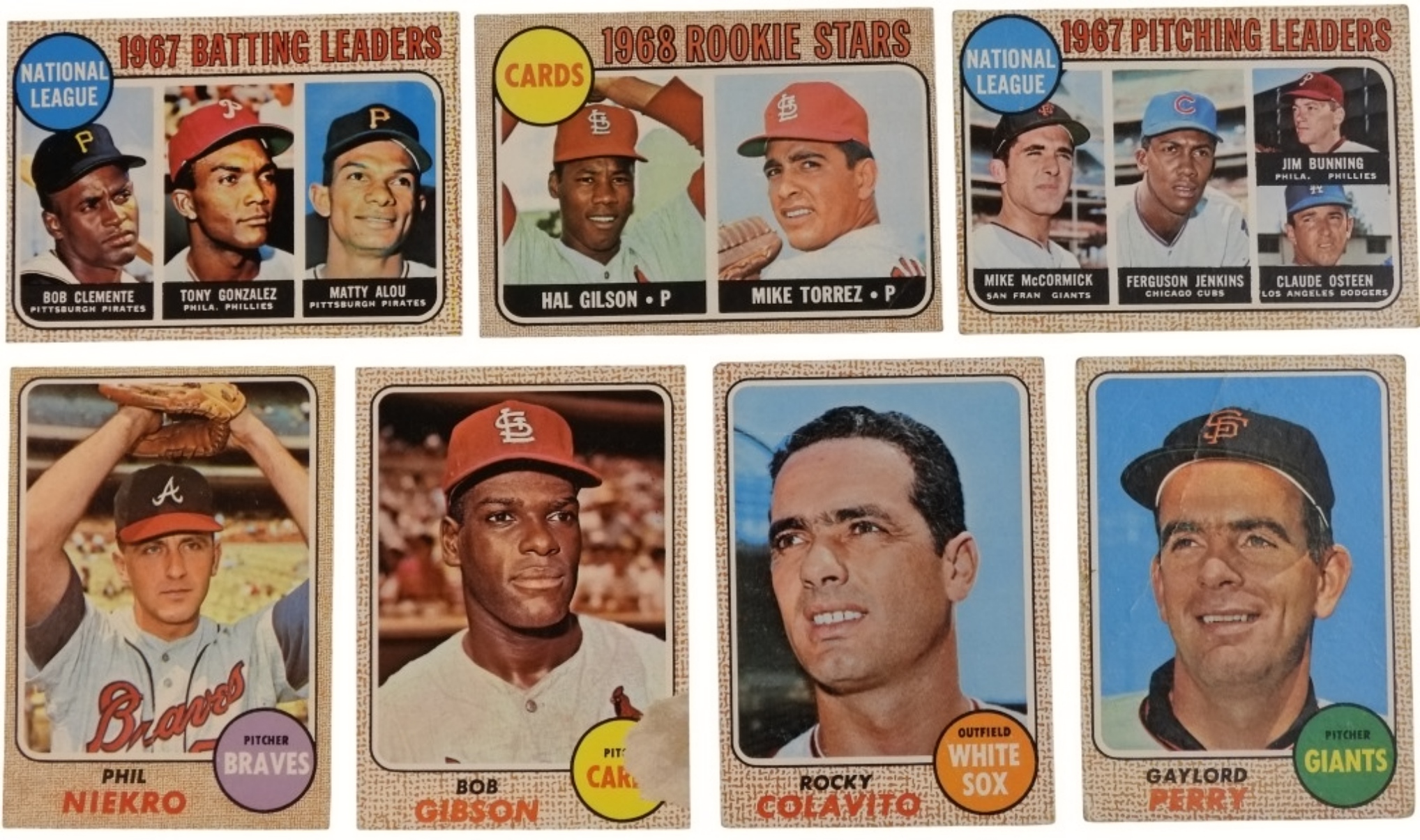 7-1968 Topps Stars & Leaders