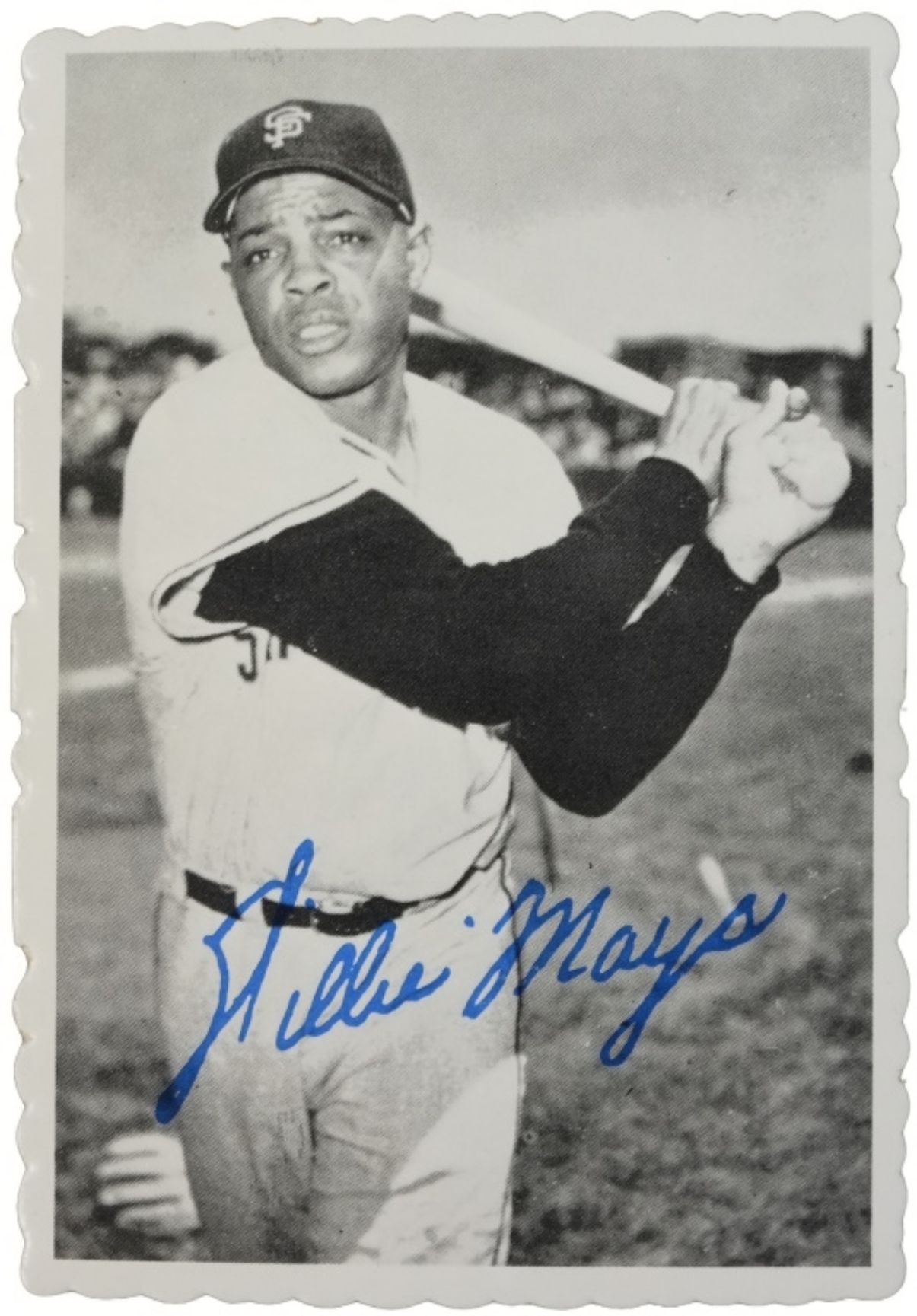 1969 Topps Deckle Edge #33 Willie Mays