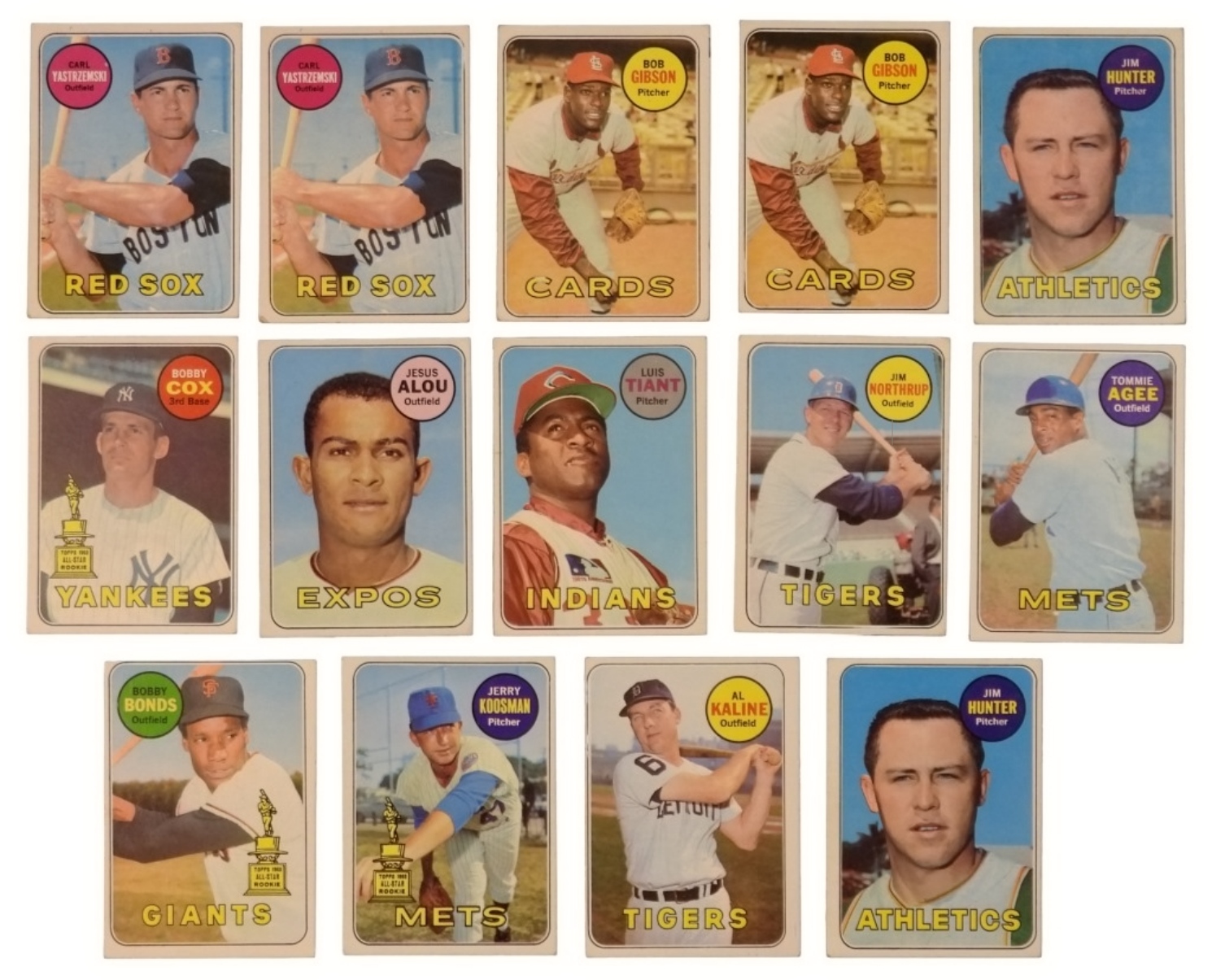 14-1969 Topps Star & Semi-Stars