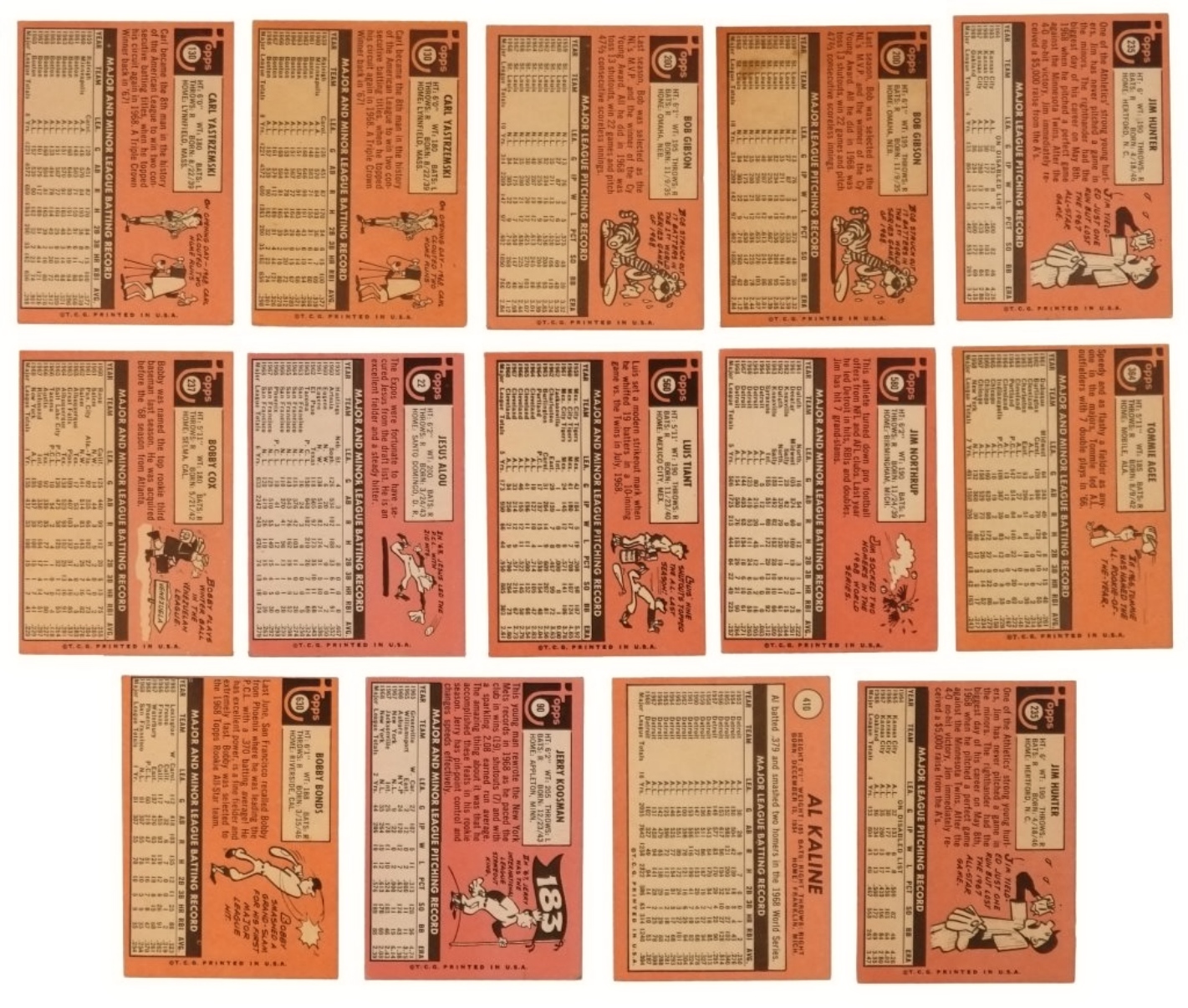 14-1969 Topps Star & Semi-Stars