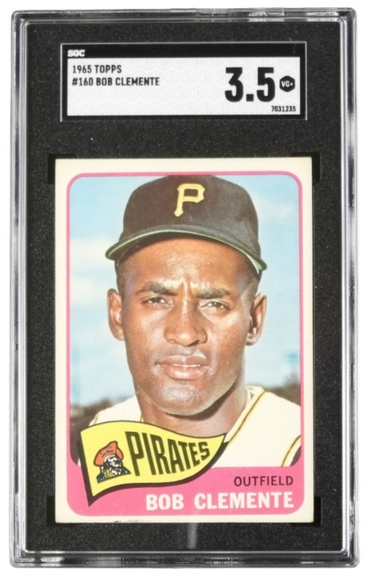 1965 Topps #160 Roberto Clemente SGC 3.5