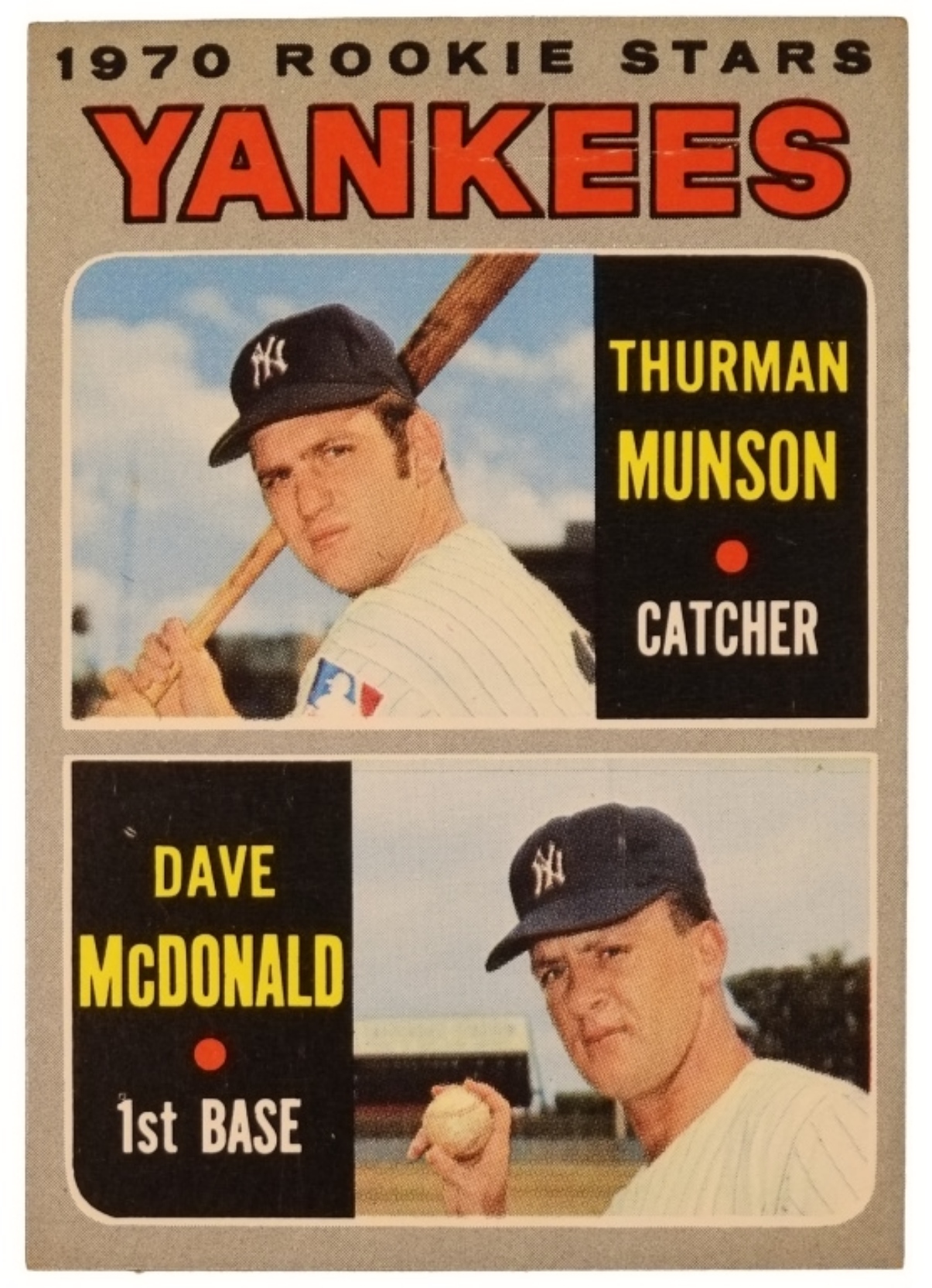 1970 Topps #189 Thurman Munson Rookie
