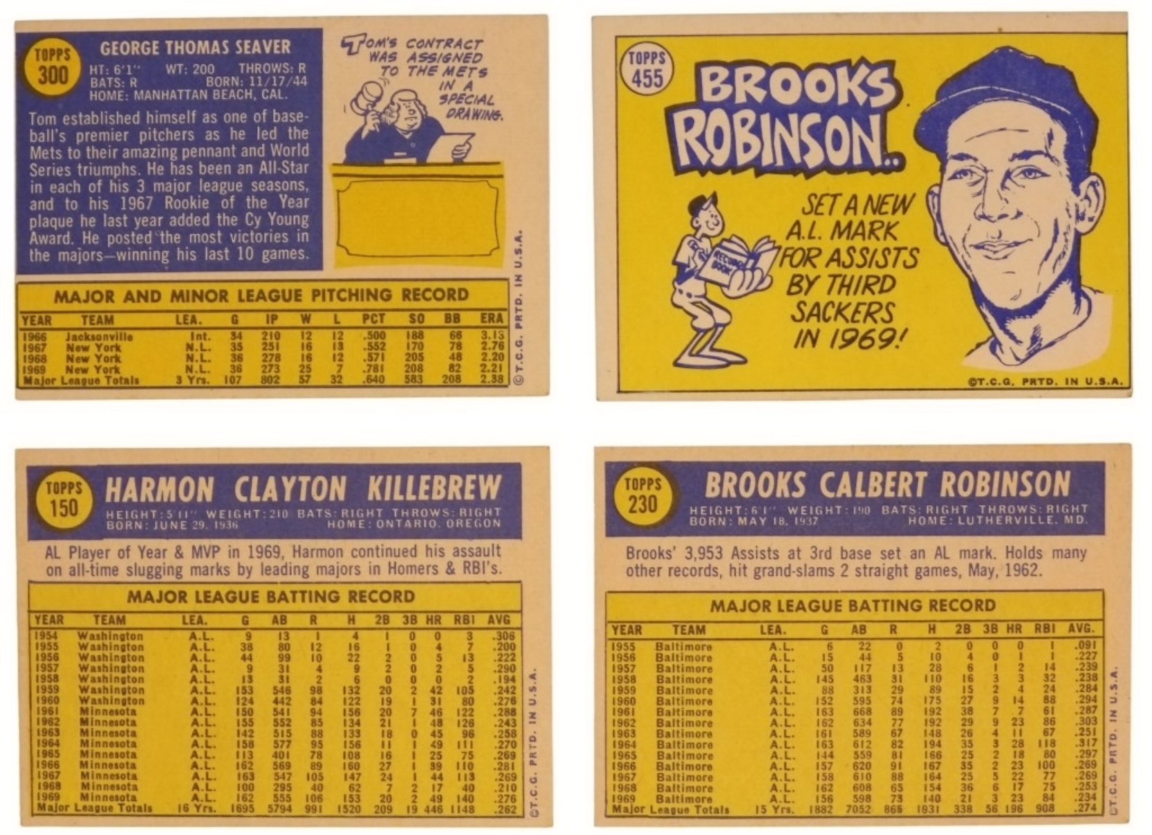 4-1970 Topps Star Cards - L@@K