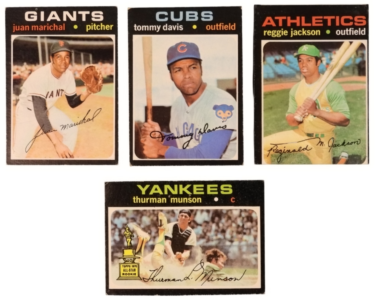 4-1971 Topps Stars & Rookies