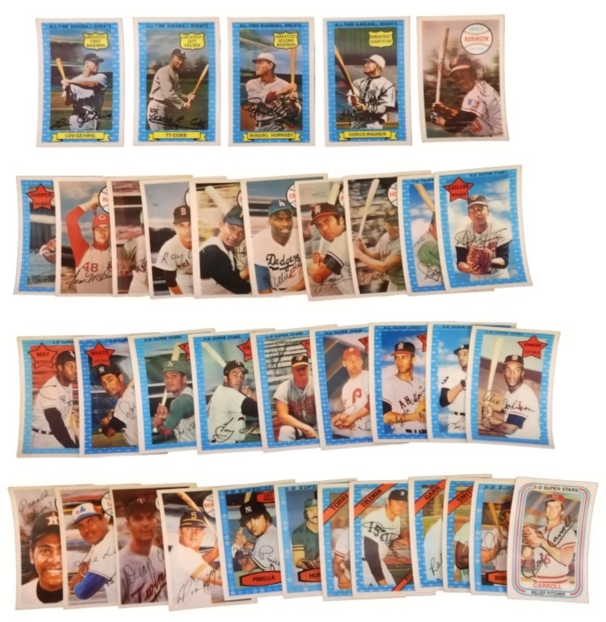 36- Kelloggs Cards 1969 & 1970s Lot