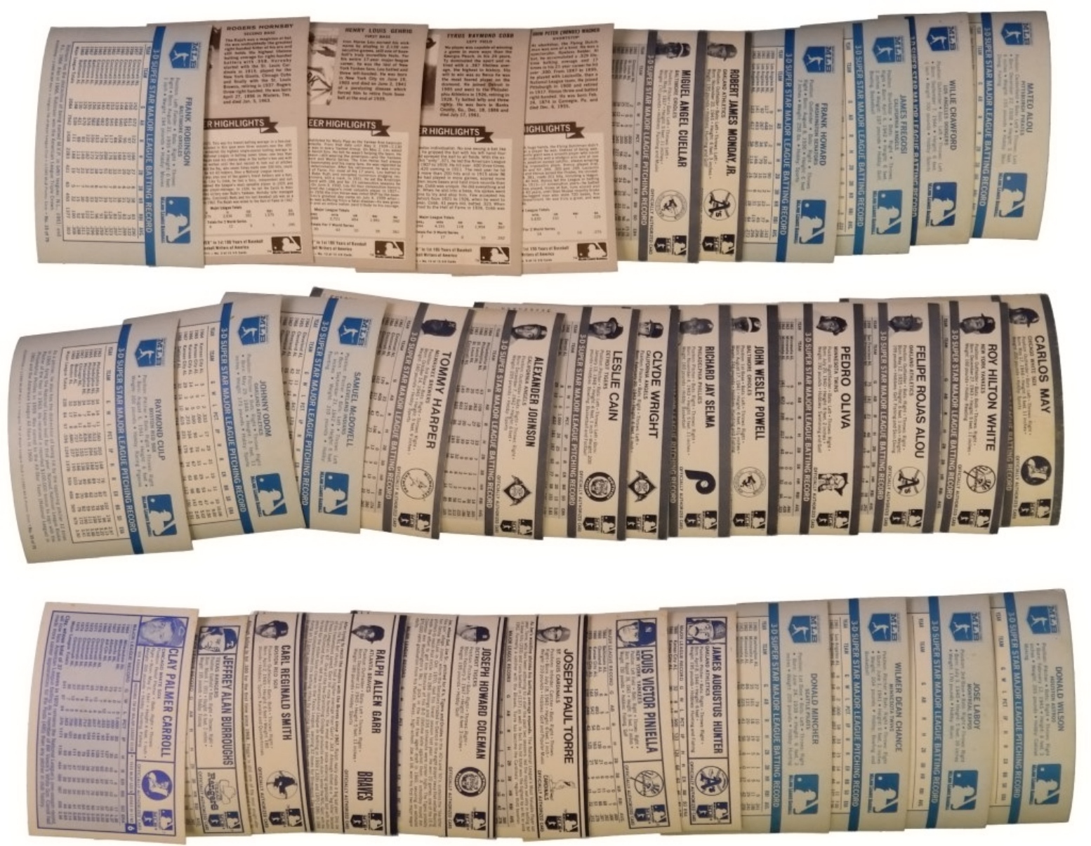 36- Kelloggs Cards 1969 & 1970s Lot