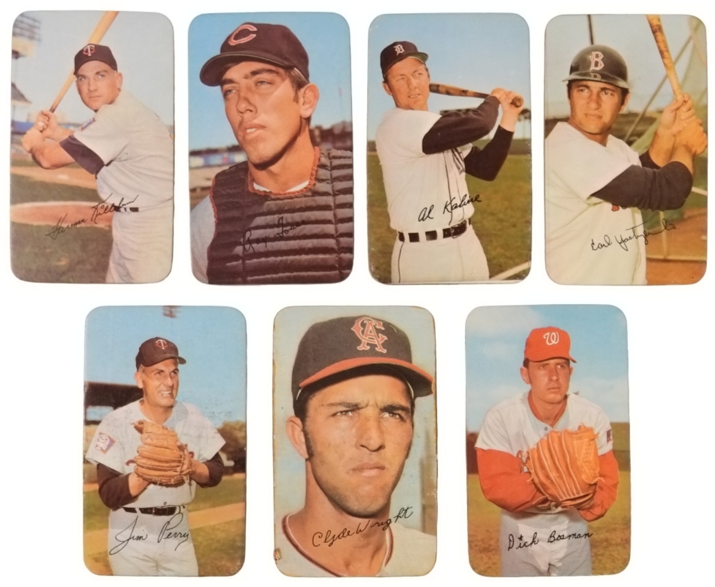 7- 1971 Topps Supers Card Lot