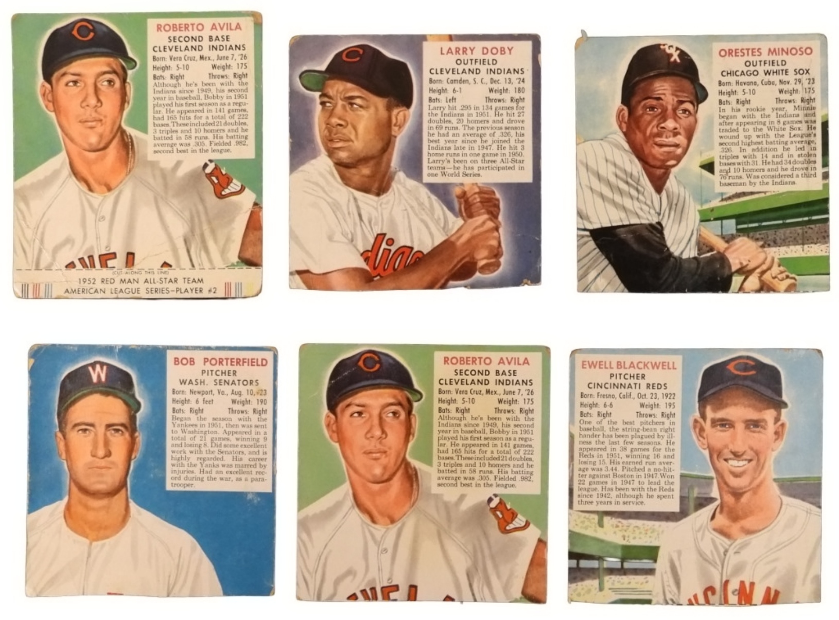 6-1950s Redman Cards