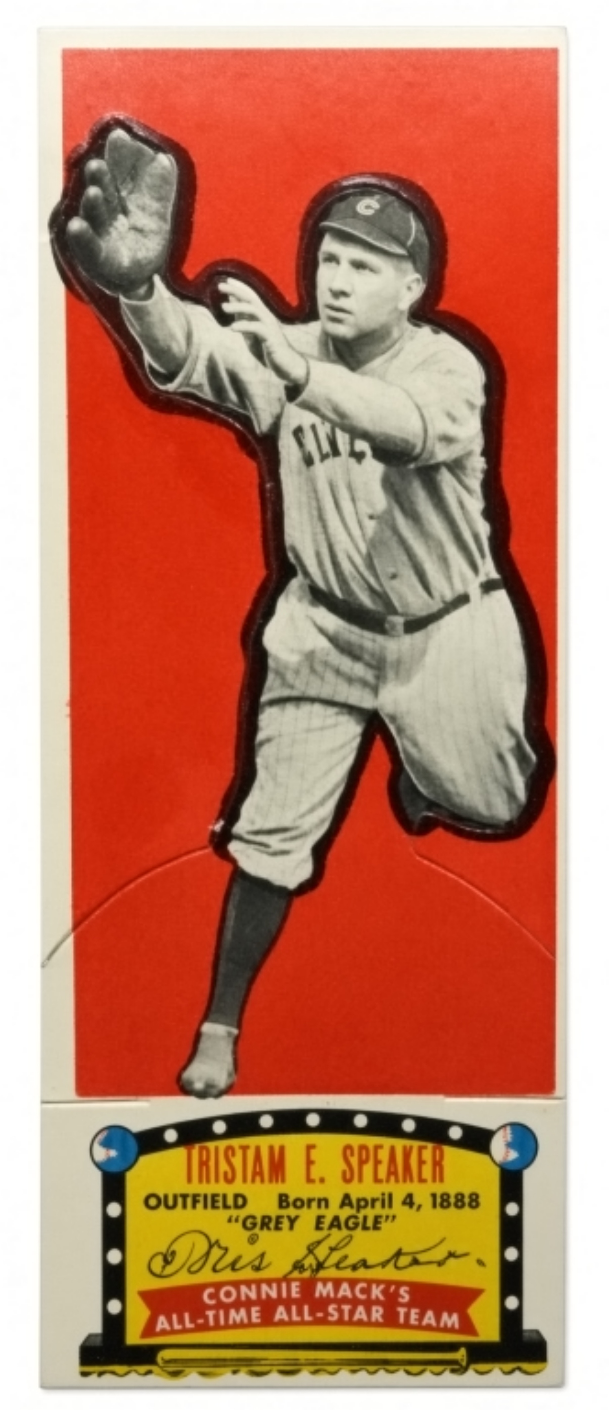 1951 Topps Tris Speaker Connie Mack's All-Time