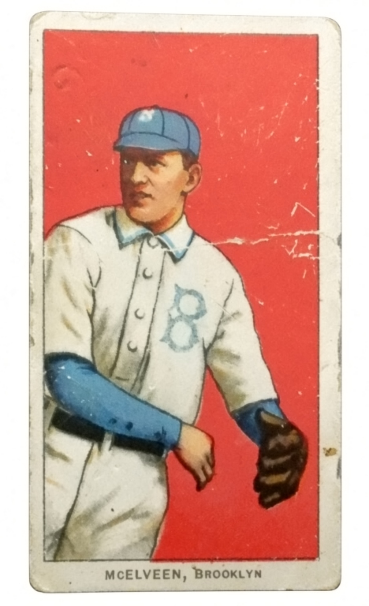 1910 T-206 McElveen Brooklyn Piedmont Cigarette