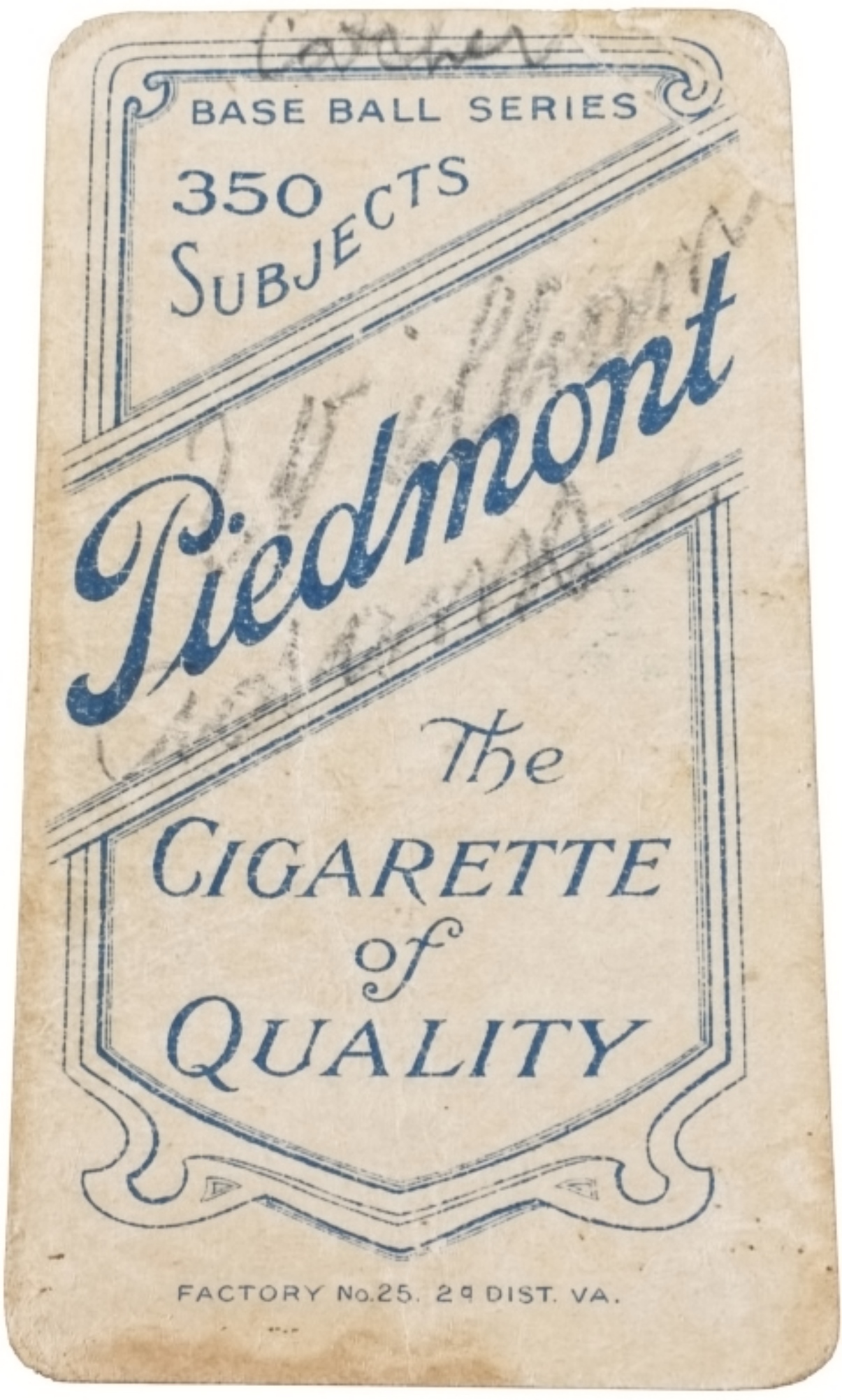 1910 T-206 Schmidt Detroit Piedmont