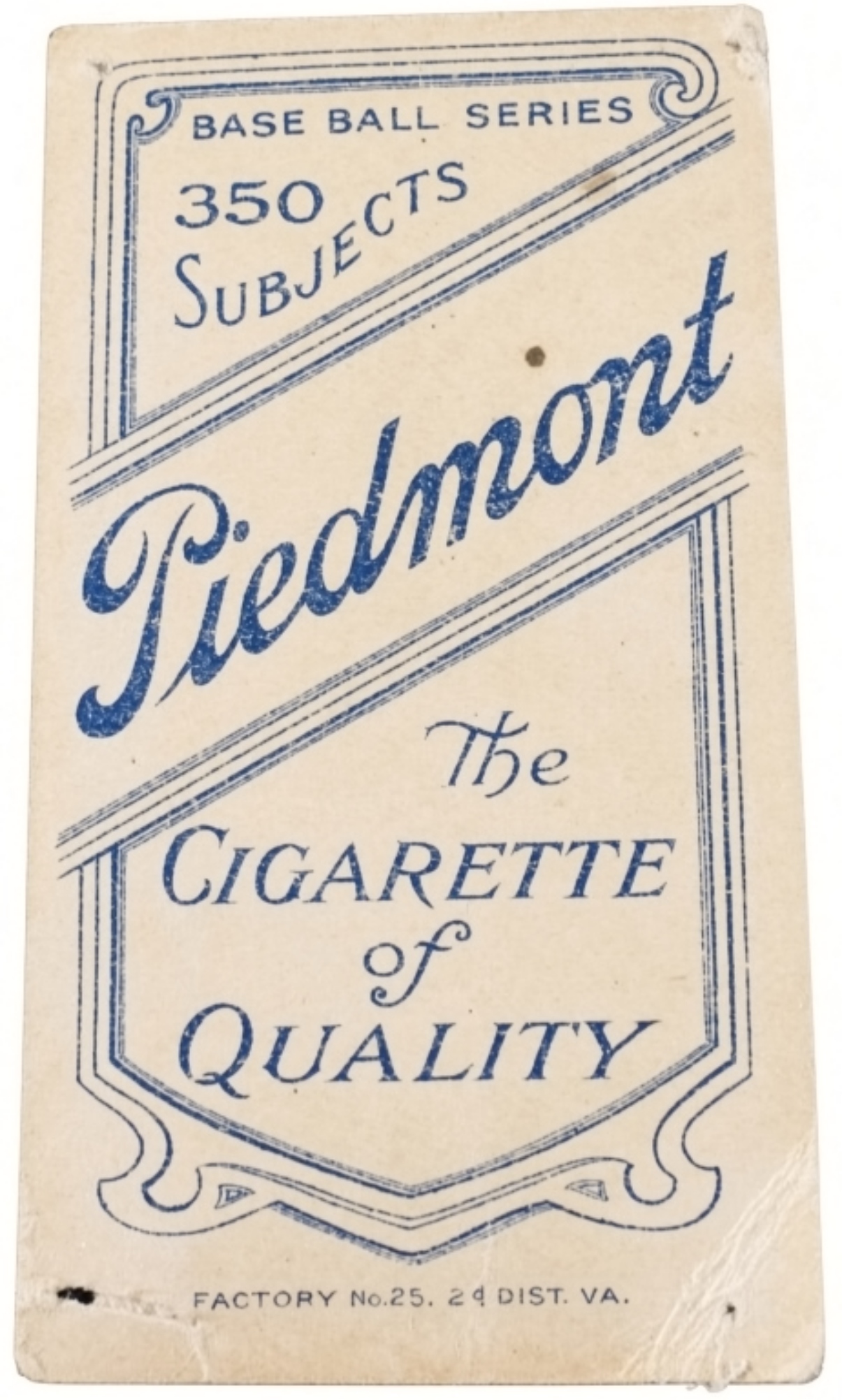 1910 T-206 Egan, Cincinnati Piedmont
